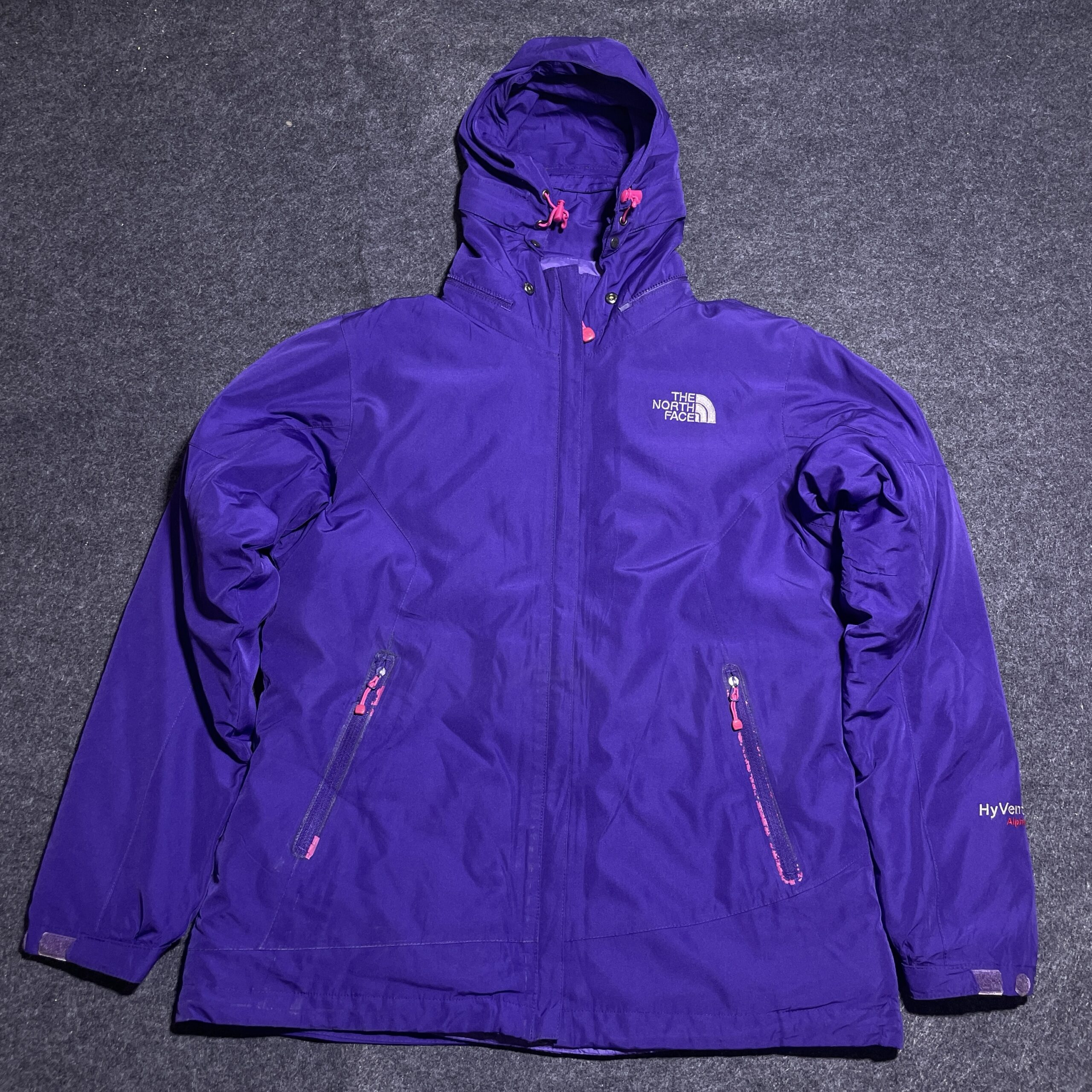 The North Face Hyvent Alpha Winter Hooded Jacket Unisex Purple M