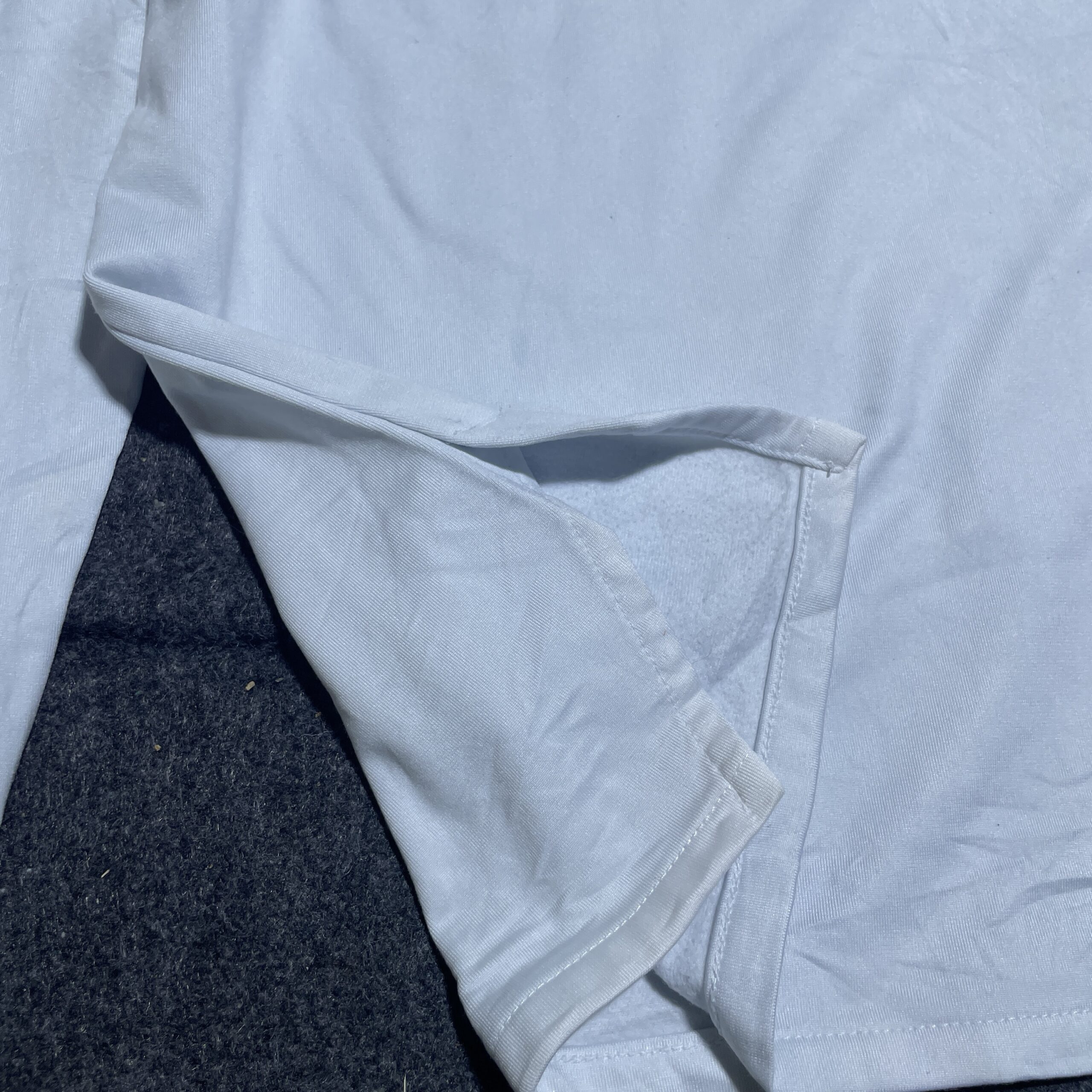 Nike original Dri Fit Half Zip Up Men’s Tshirt White 2XL