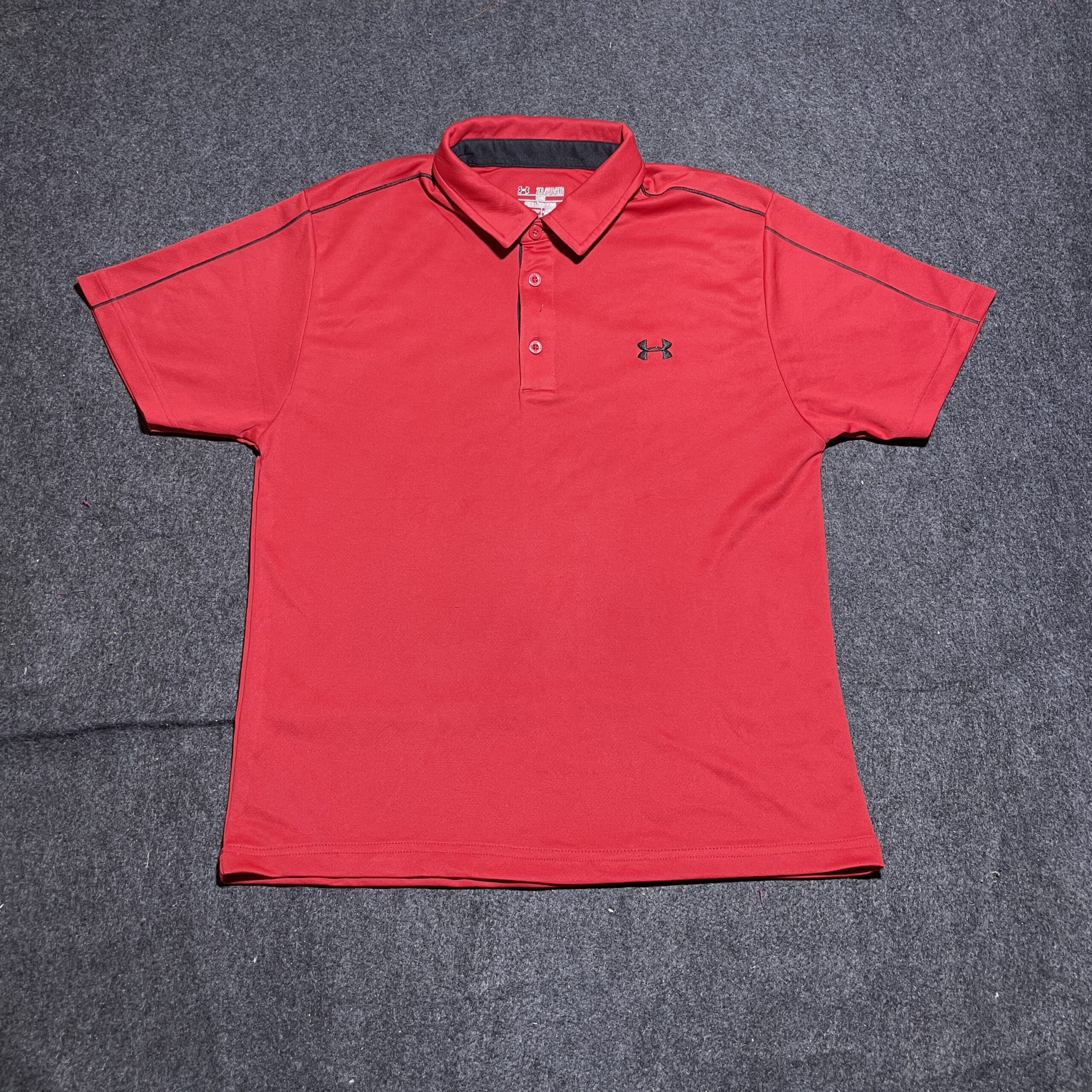 Under Armour Heatgear Polo Tshirt Red L