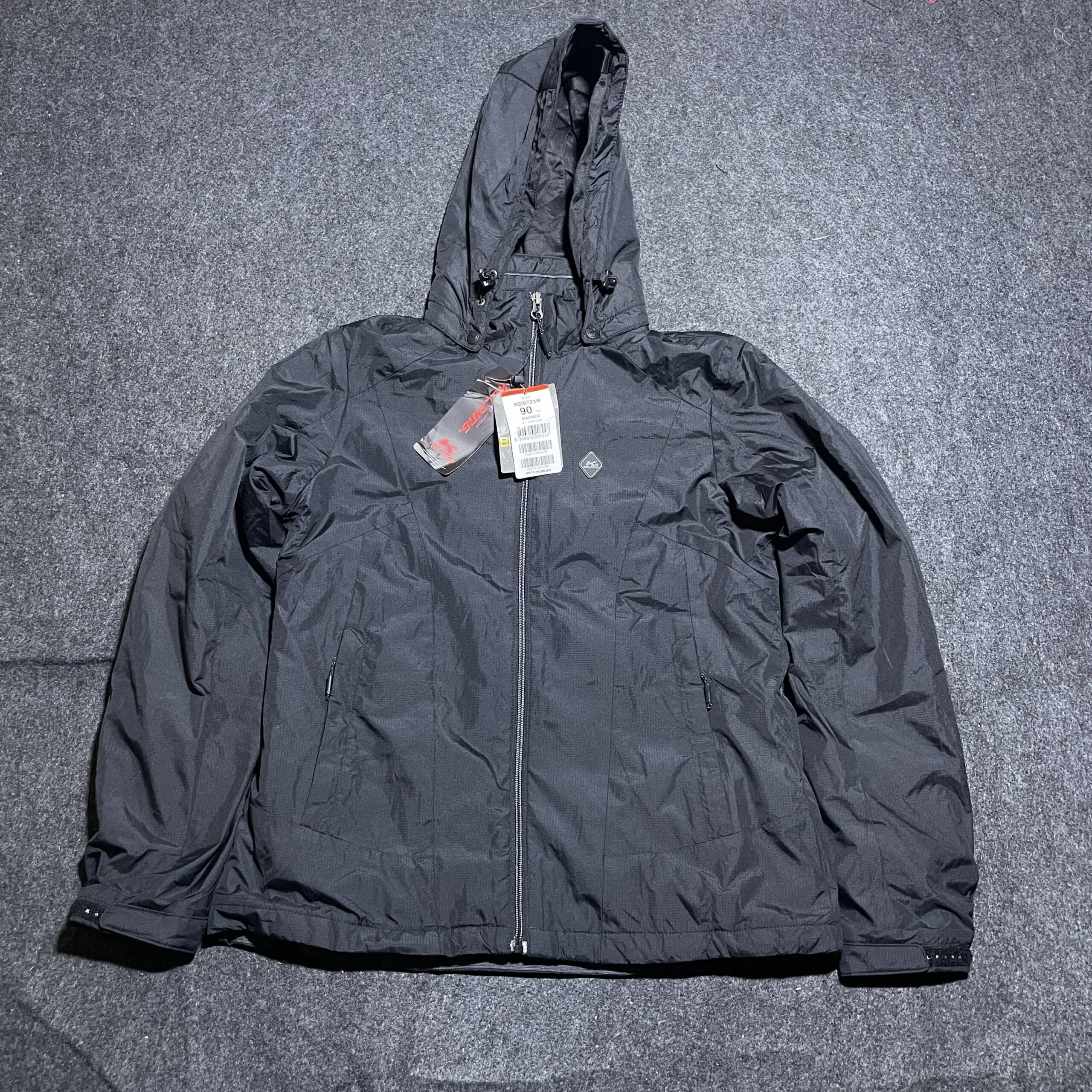 Kolping Trekking Winter Jacket Hooded unisex Black S