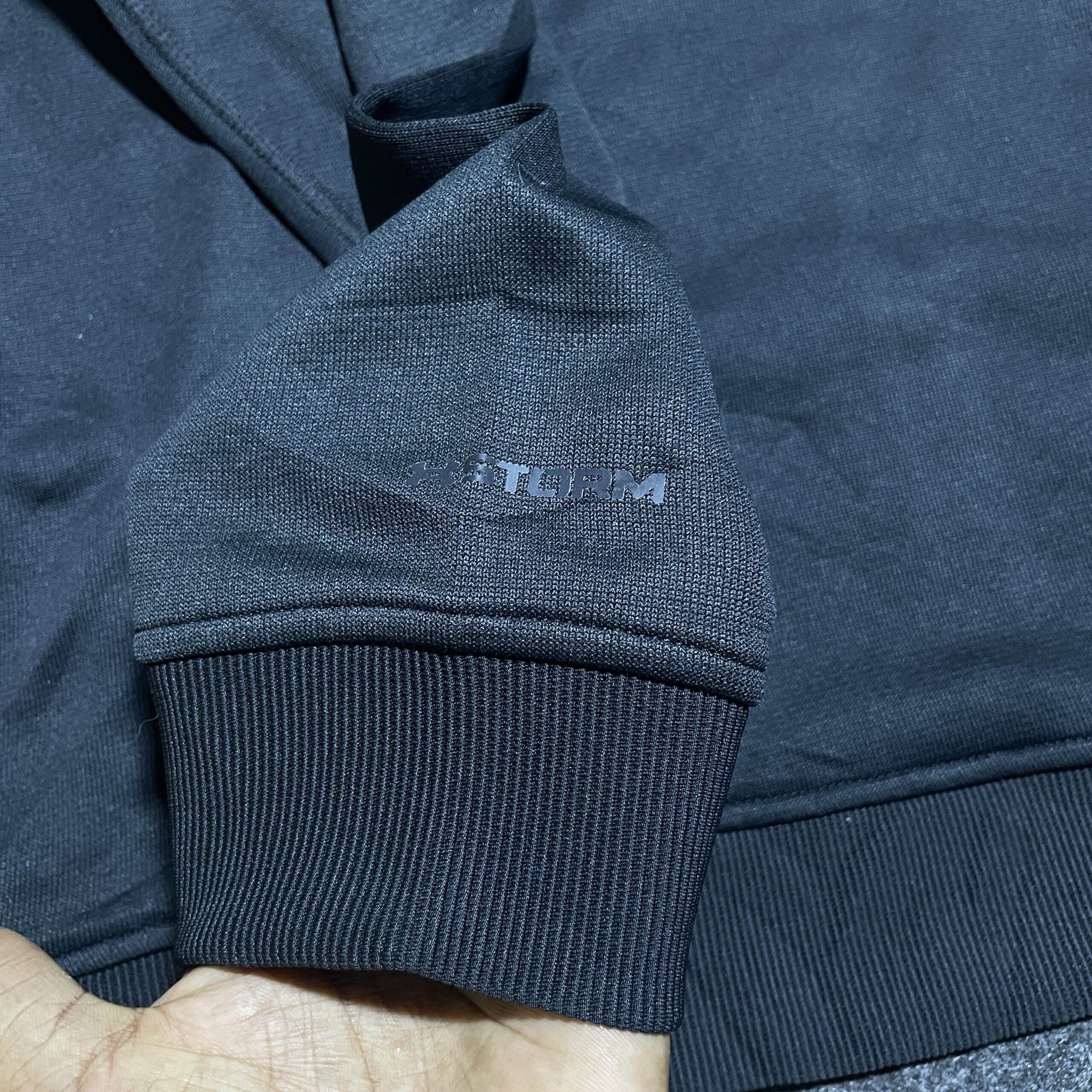 Under Armour Original Coldgear Half Zip up Tshirt Black 2XL