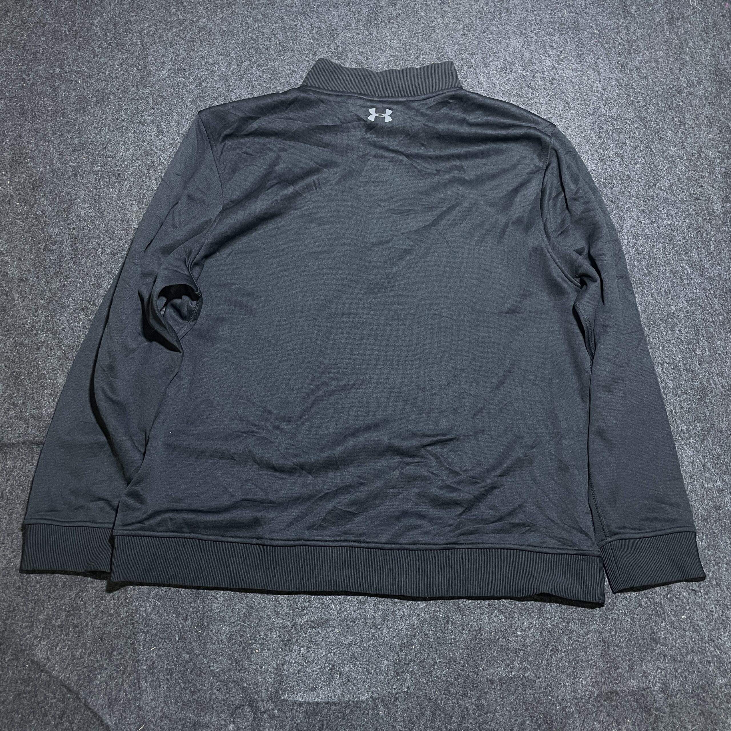 Under Armour Original Coldgear Half Zip up Tshirt Black 2XL