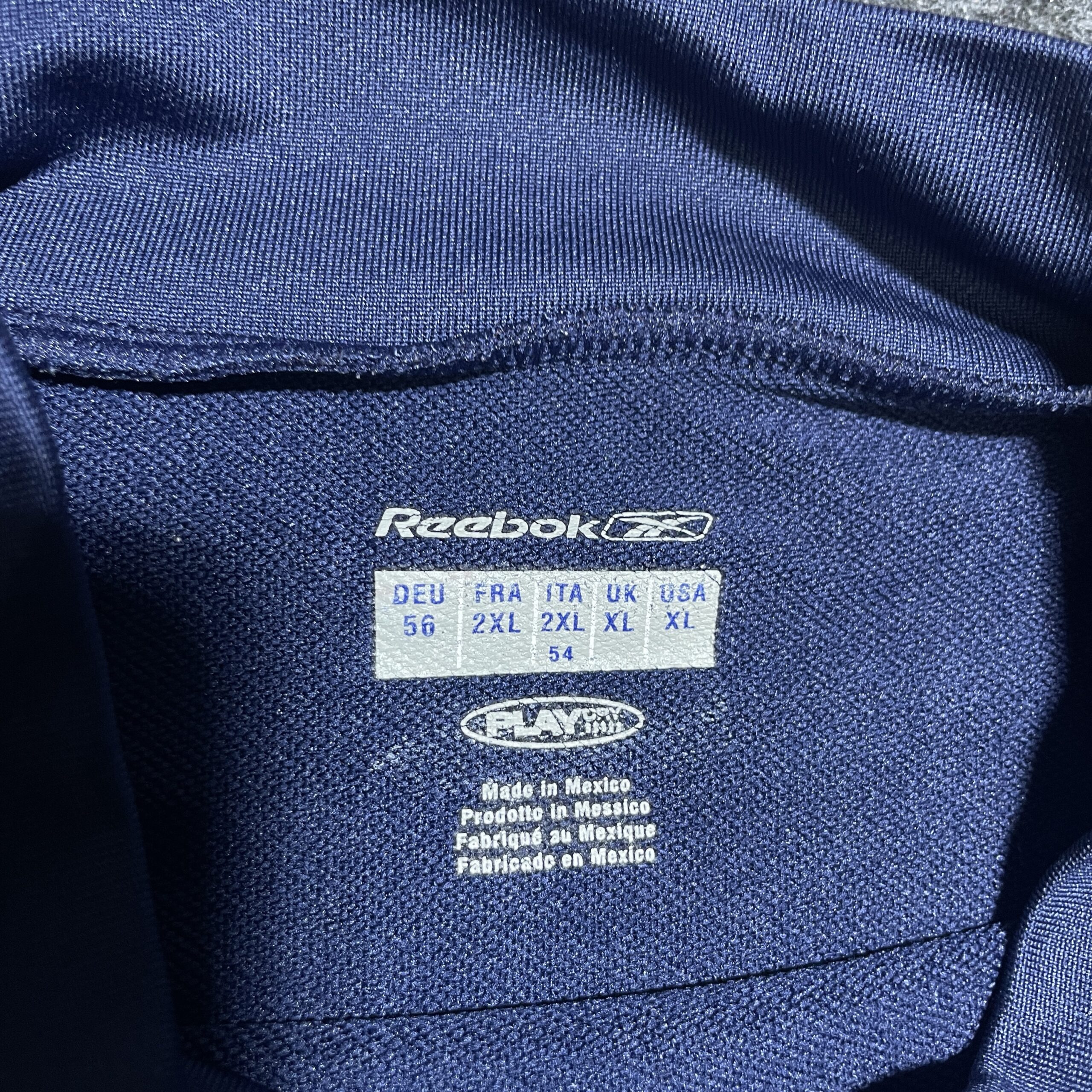 Reebok play Dry Original High Neck Compression Navy Blue M | Next To New
