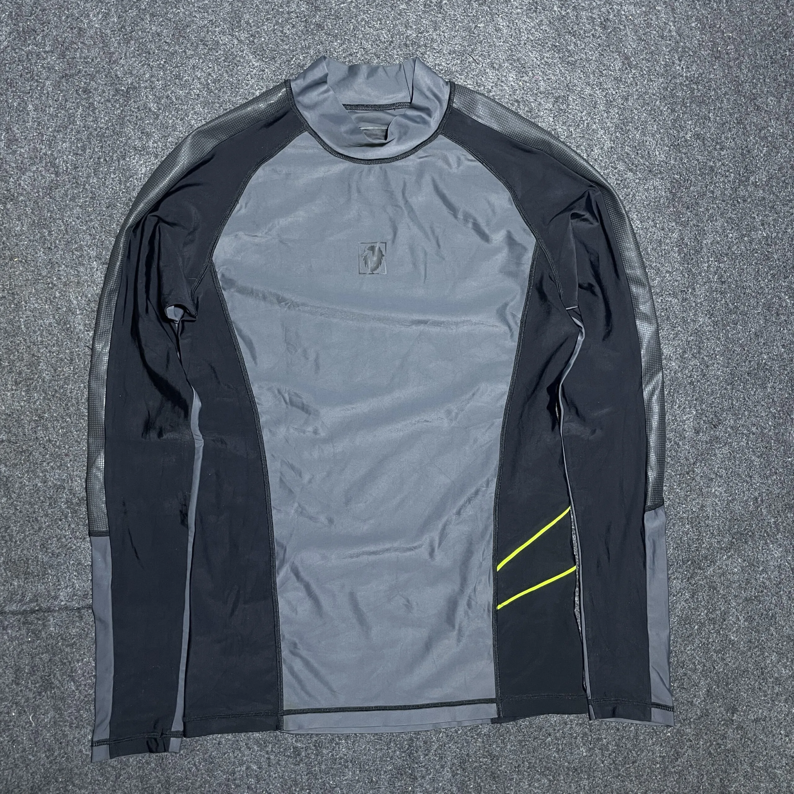 BlackYak Slirf Data High Neck Compression Black Grey S