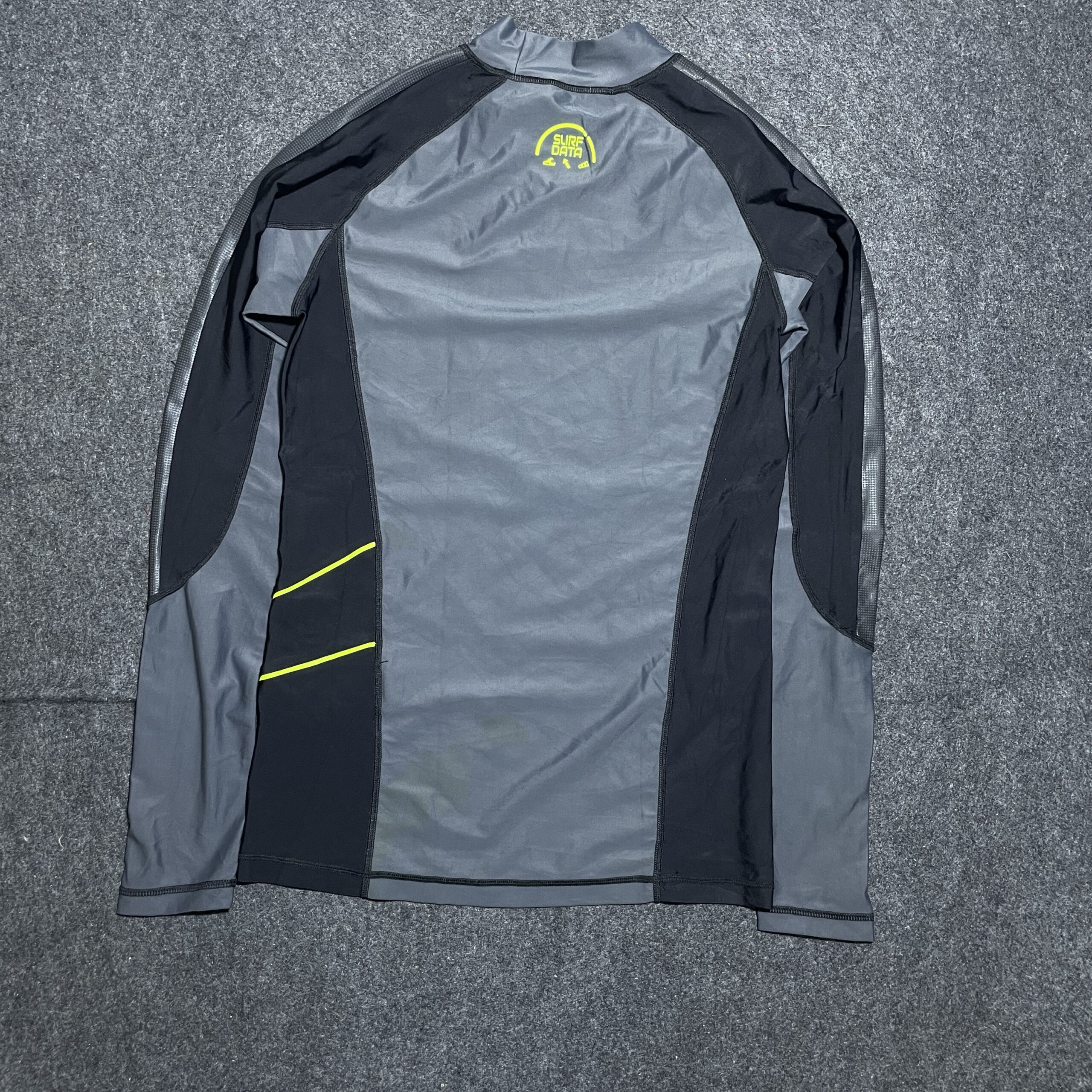 BlackYak Slirf Data High Neck Compression Black Grey S