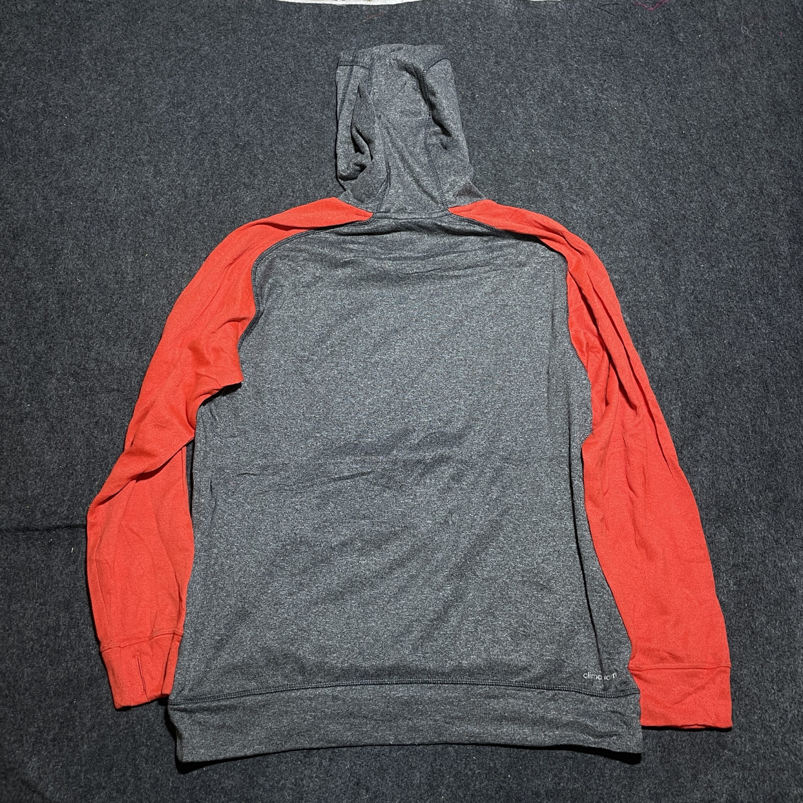 Adidas Original Climewarm Ultimate Hoodie Xl Grey Orange