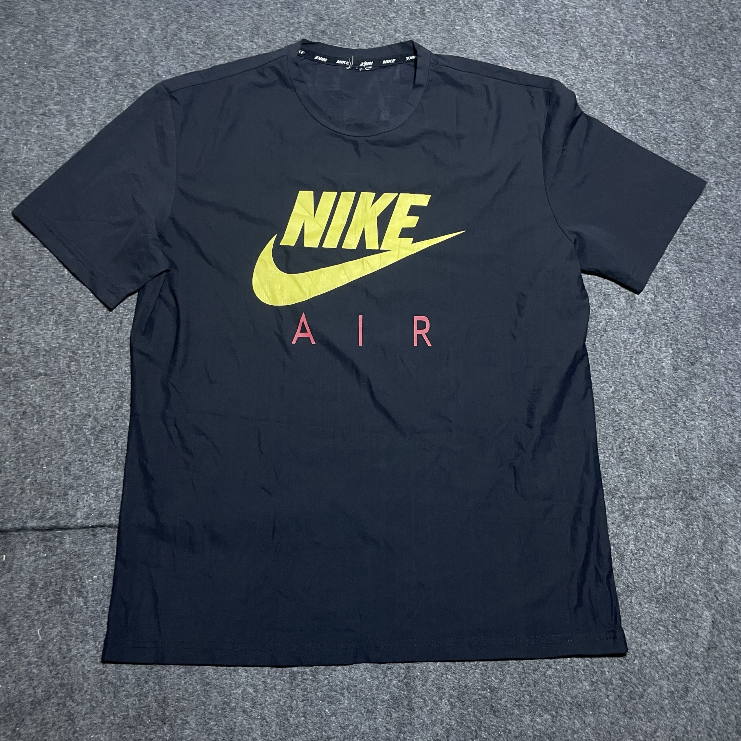 Nike Air Max Dri Fit Half Sleeve Tshirt Black L