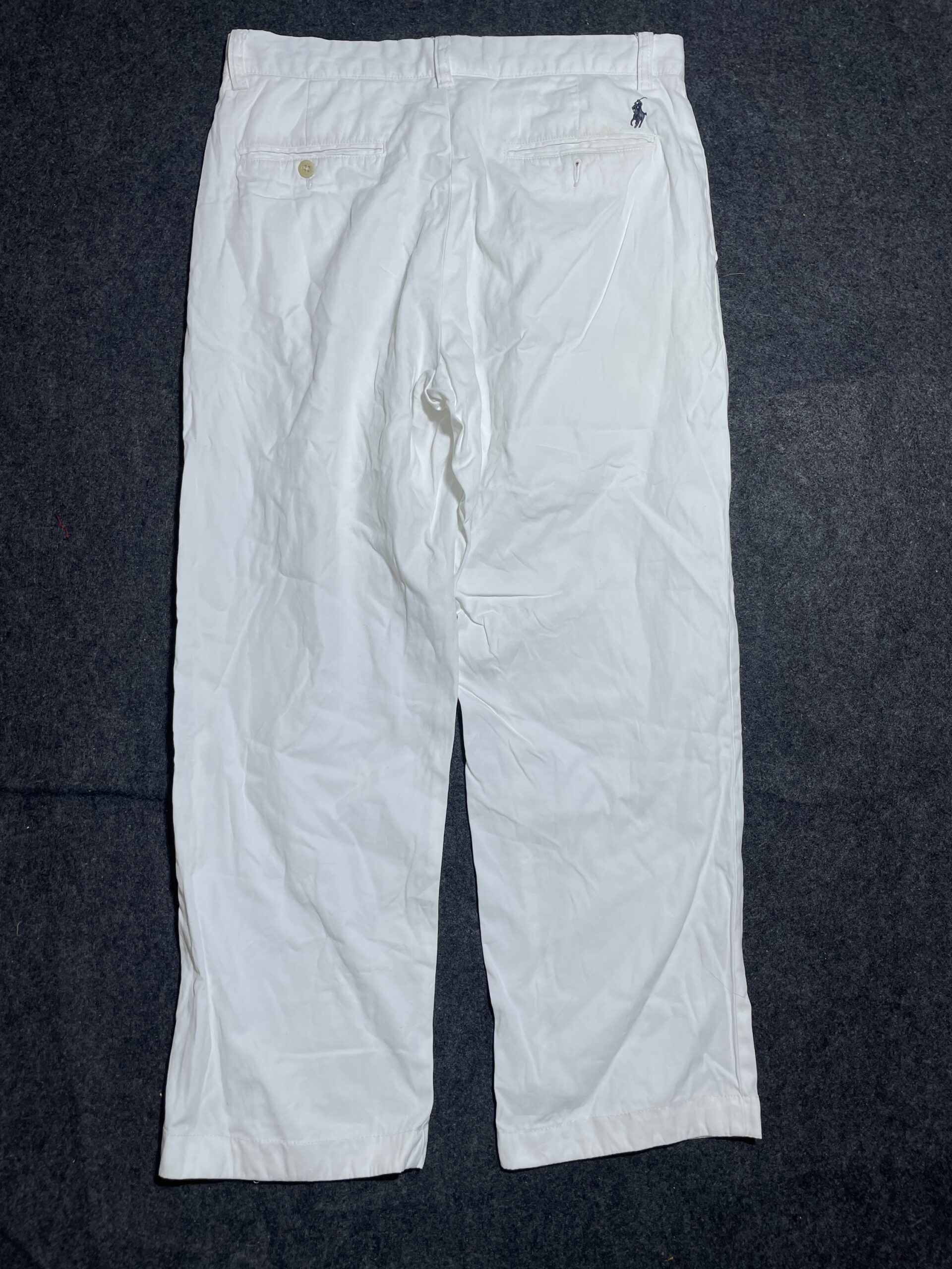 Ralph Raulen Polo Original Formal Pant 100% Cotton White M