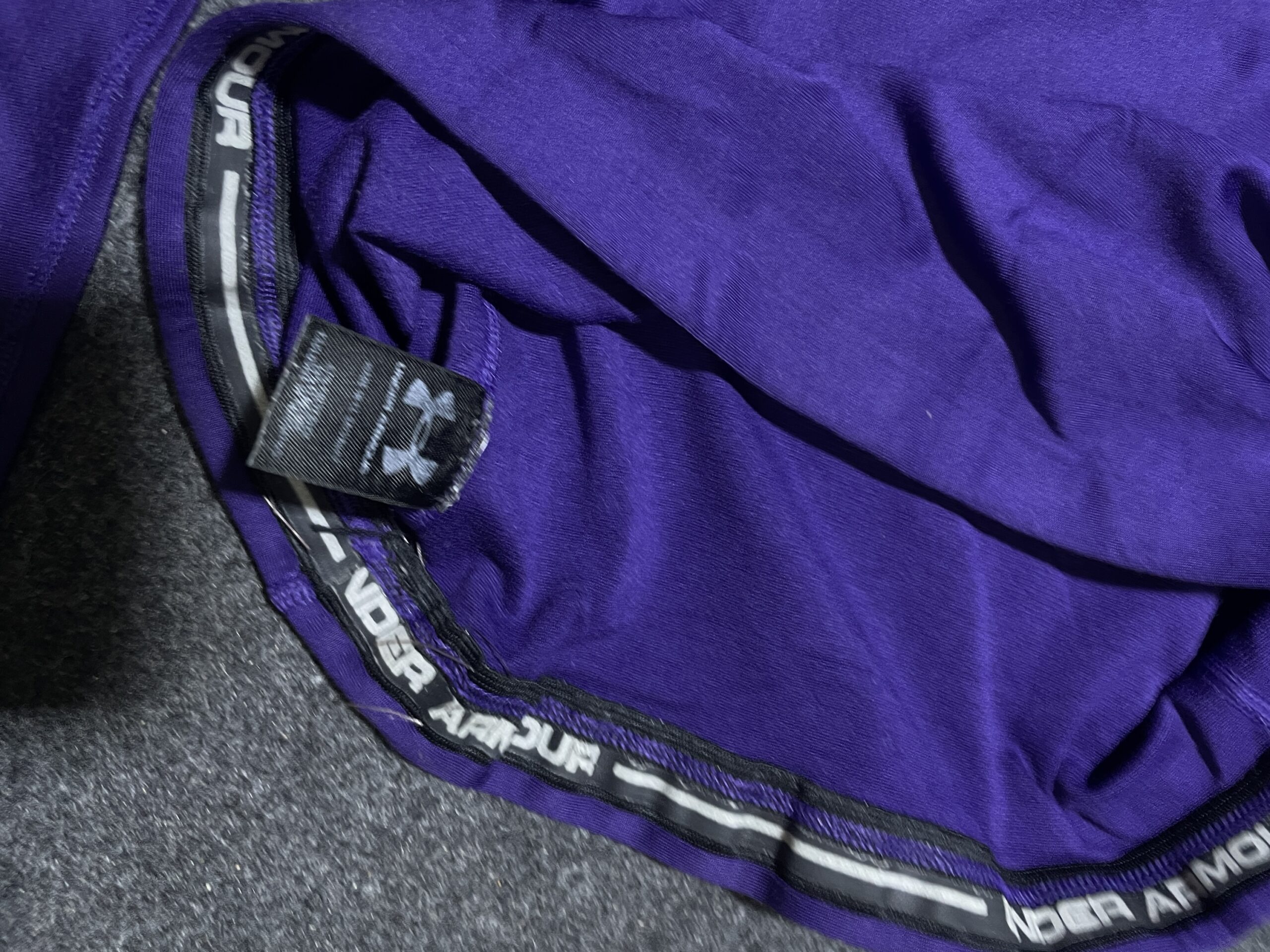 Under Armour Coldgear compression High Neck Purple S