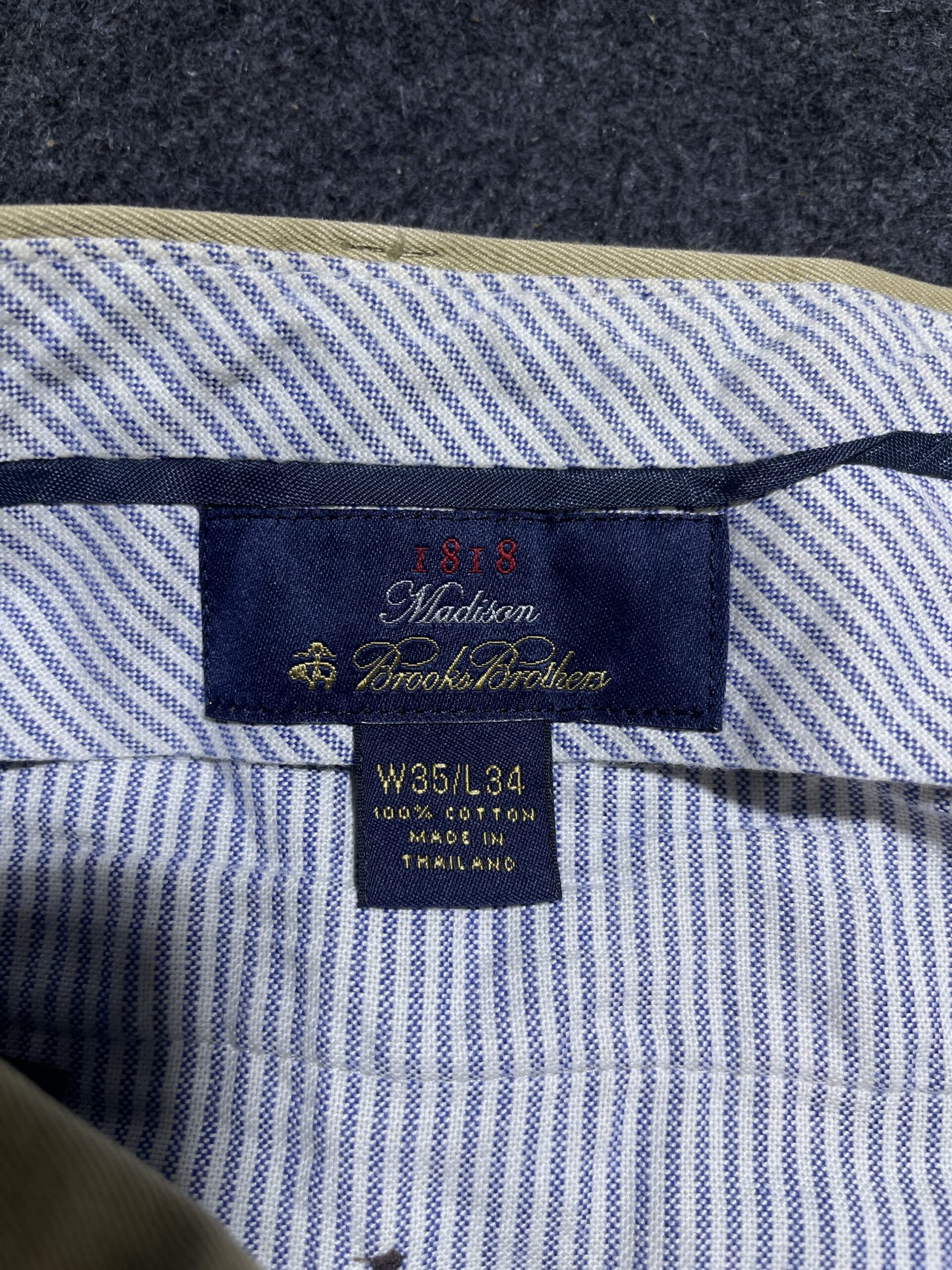 Madison Brooke Brothers Formal Pant Khaki    35