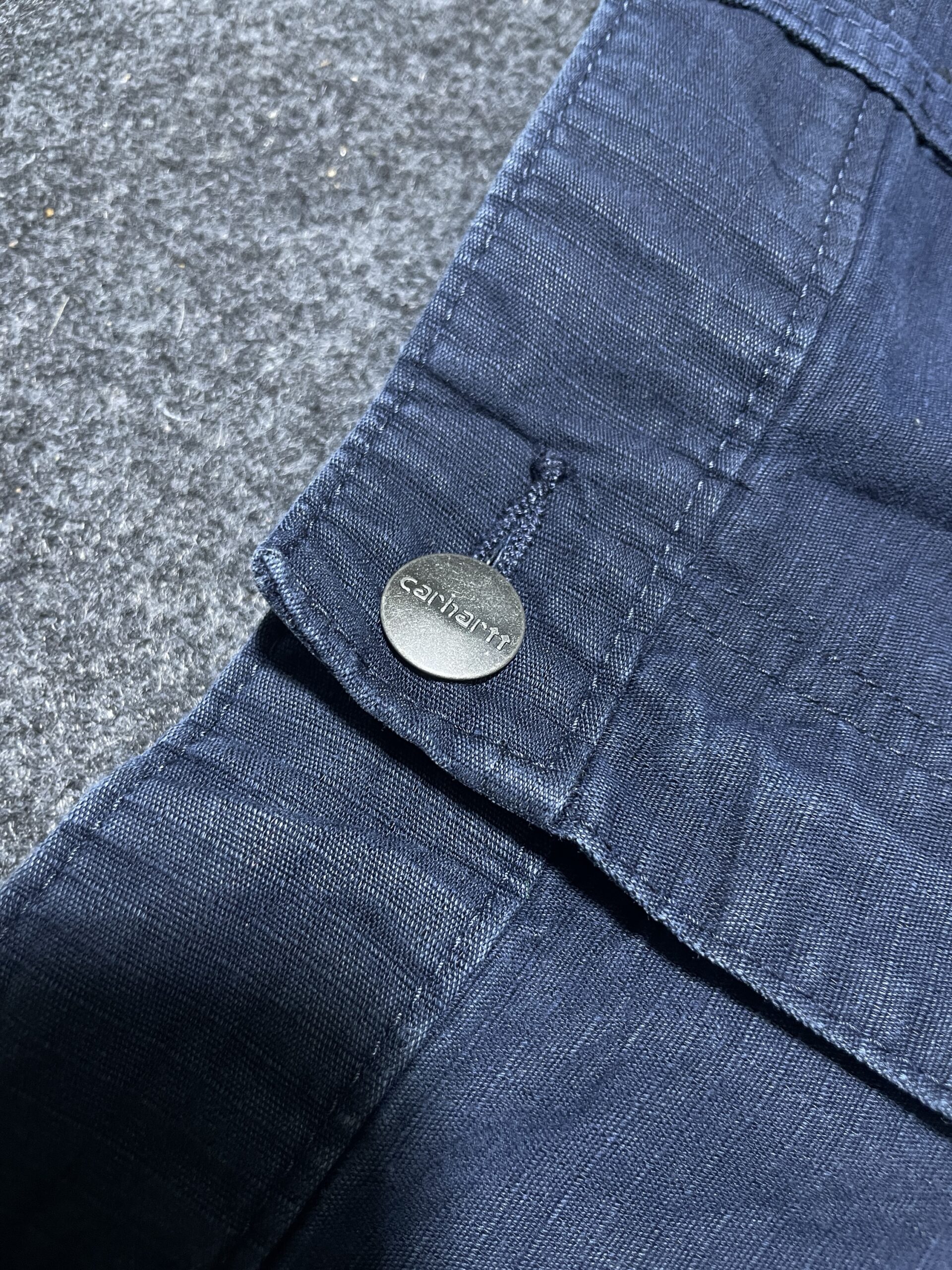 Carhartt Original Fit Denim Workwear Short Navy 36