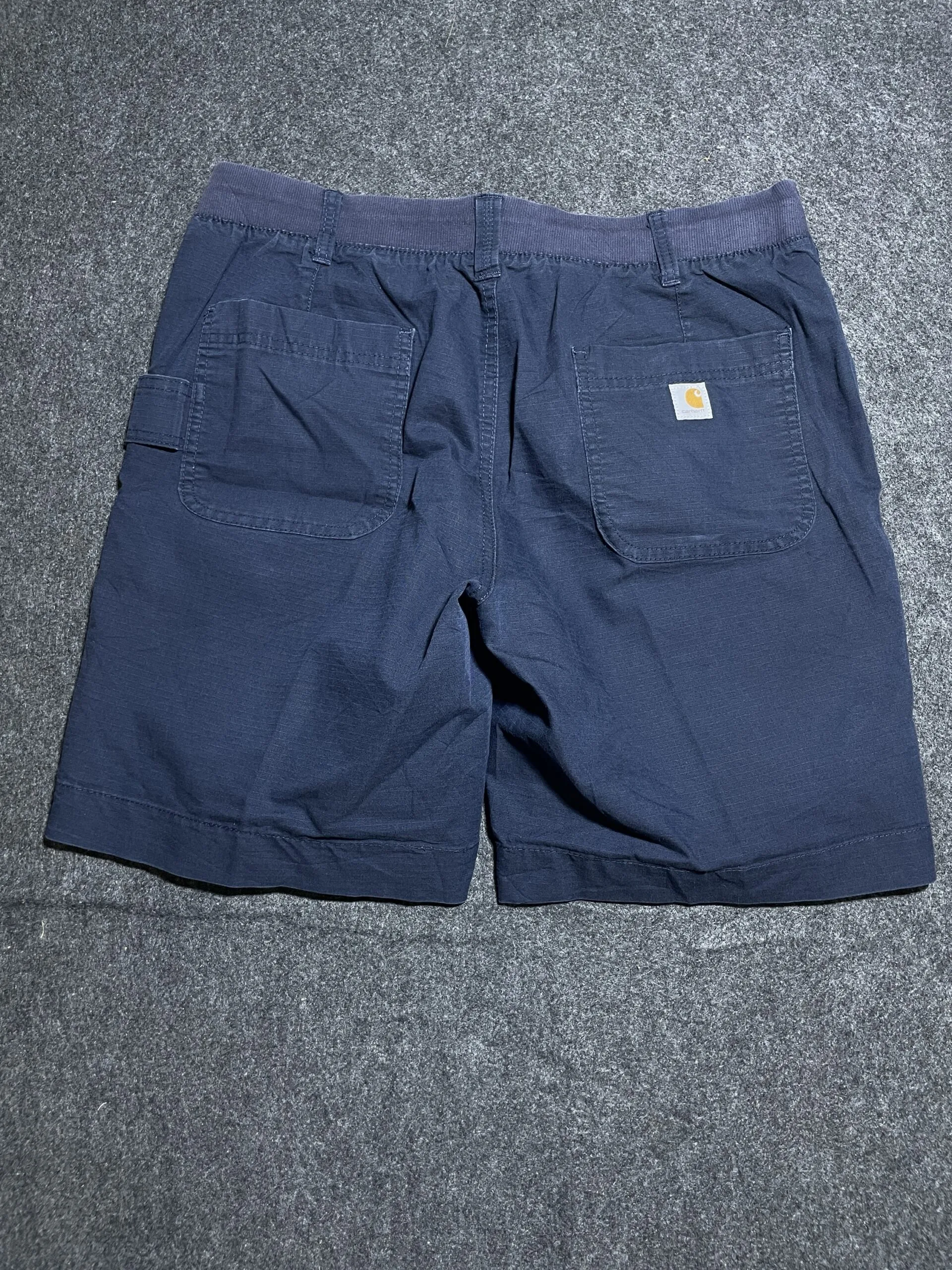 Carhartt Original Fit Denim Workwear Short Navy 36