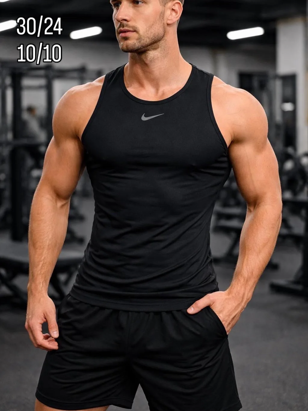 Nike Pro Sleeveless Training Top S Black