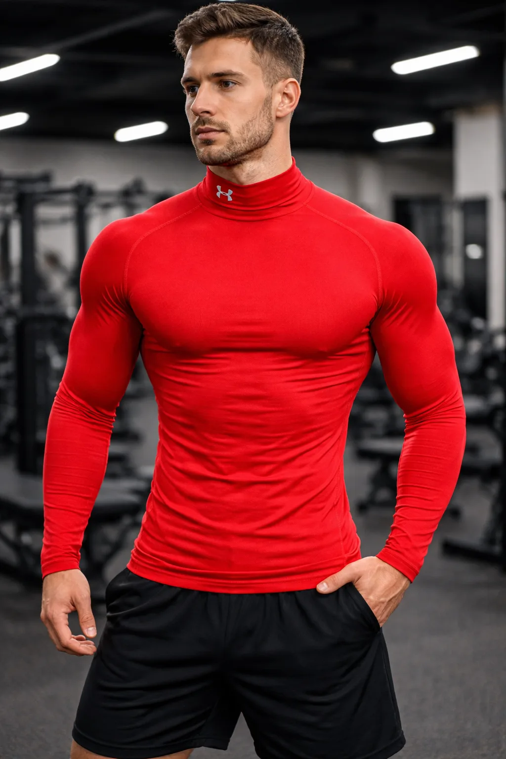 Under Armour Original Coldgear Compression Tshirt Red Small