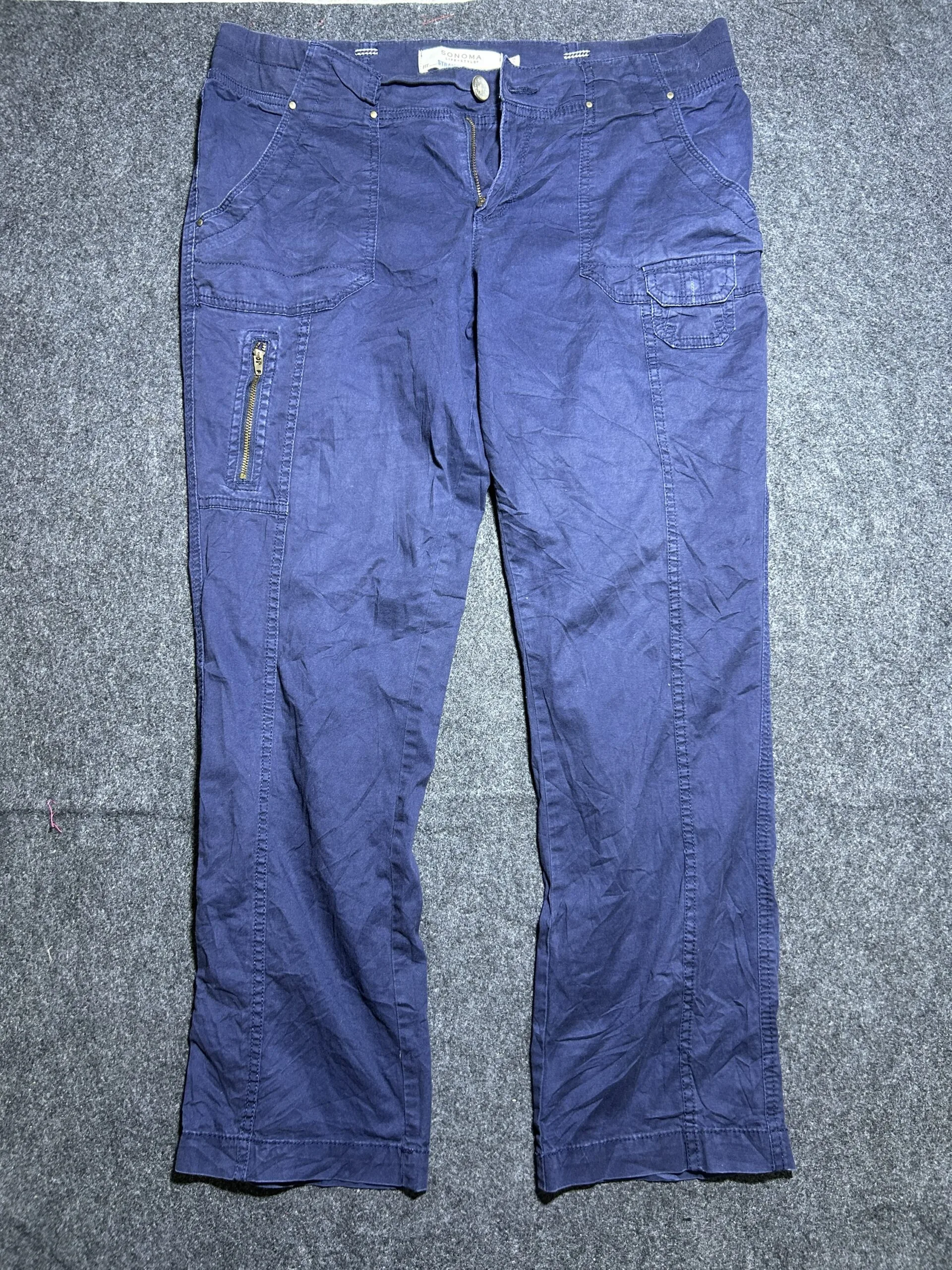 Sonoma Life Style Cargo Straight Fit Navy L
