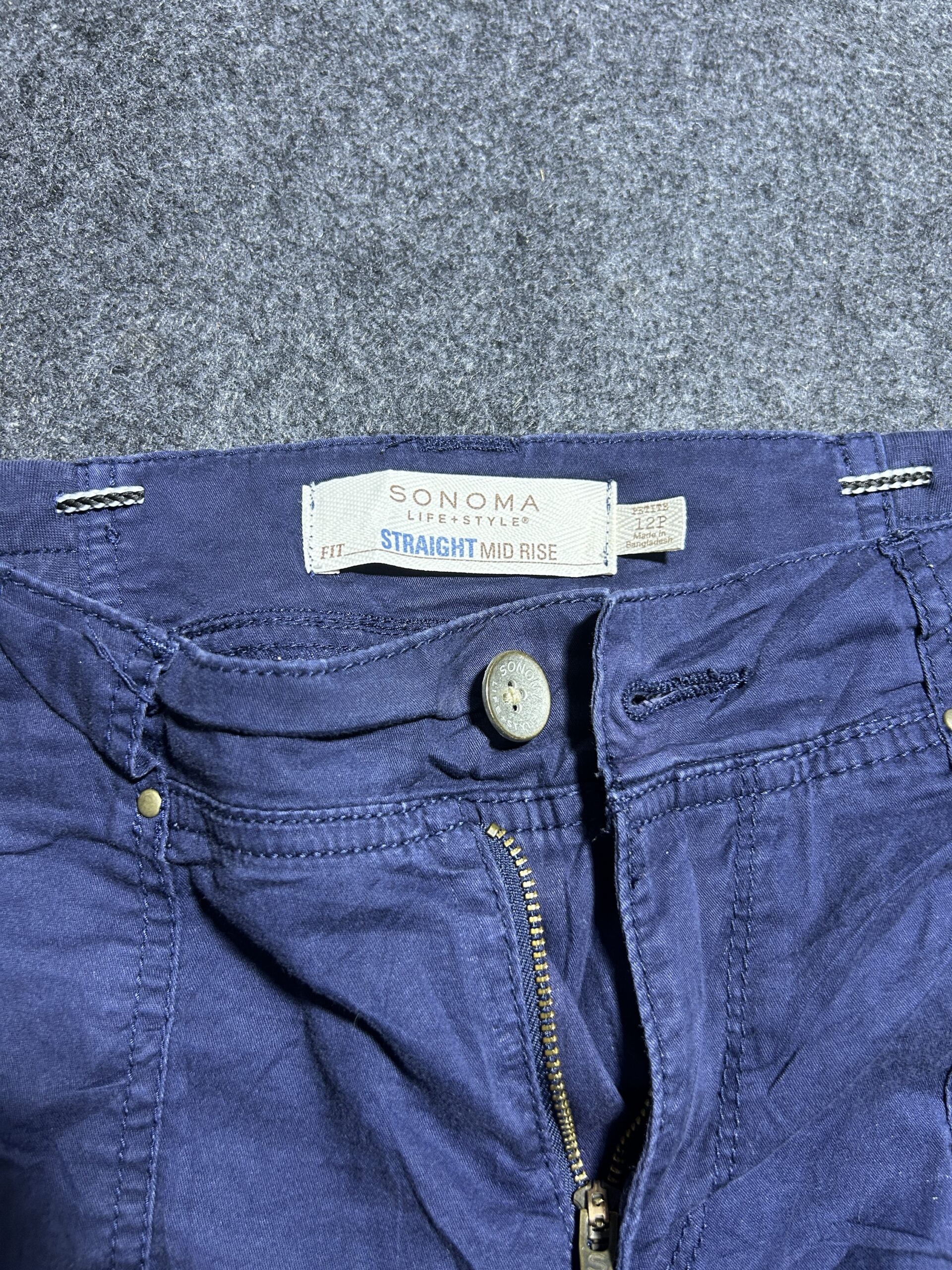 Sonoma Life Style Cargo Straight Fit Navy L