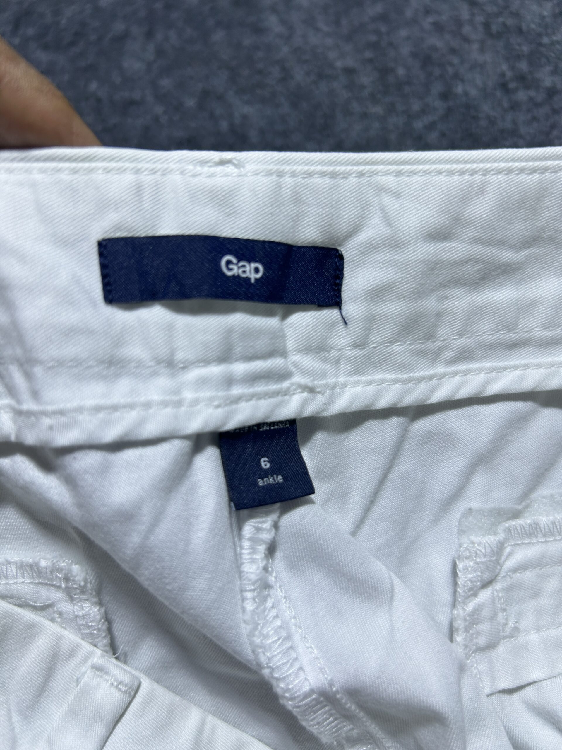 GAP original High Bottom Mens Pant White 32