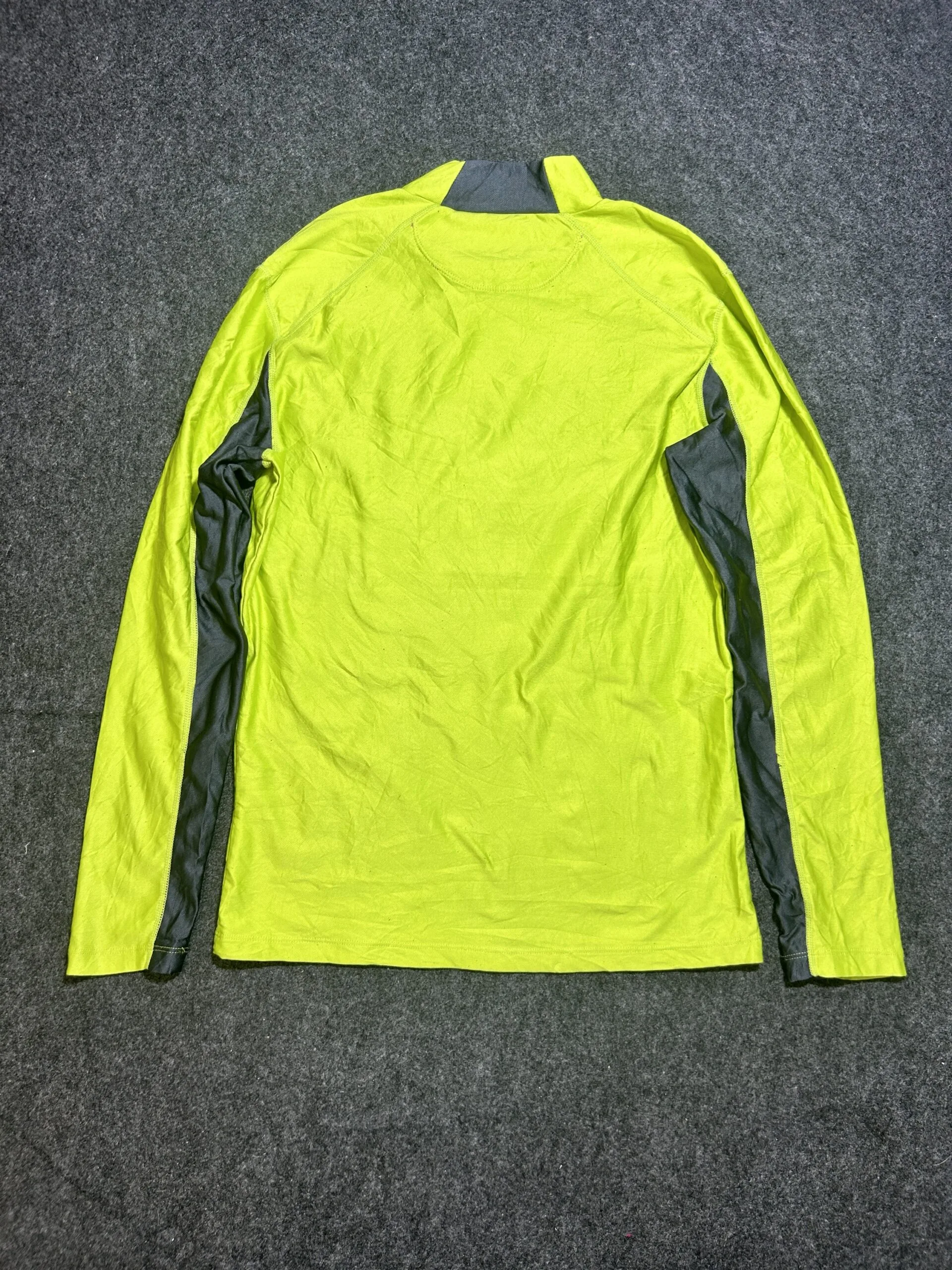 Pro Player High Neck Training compression Tshirt Neon yellow