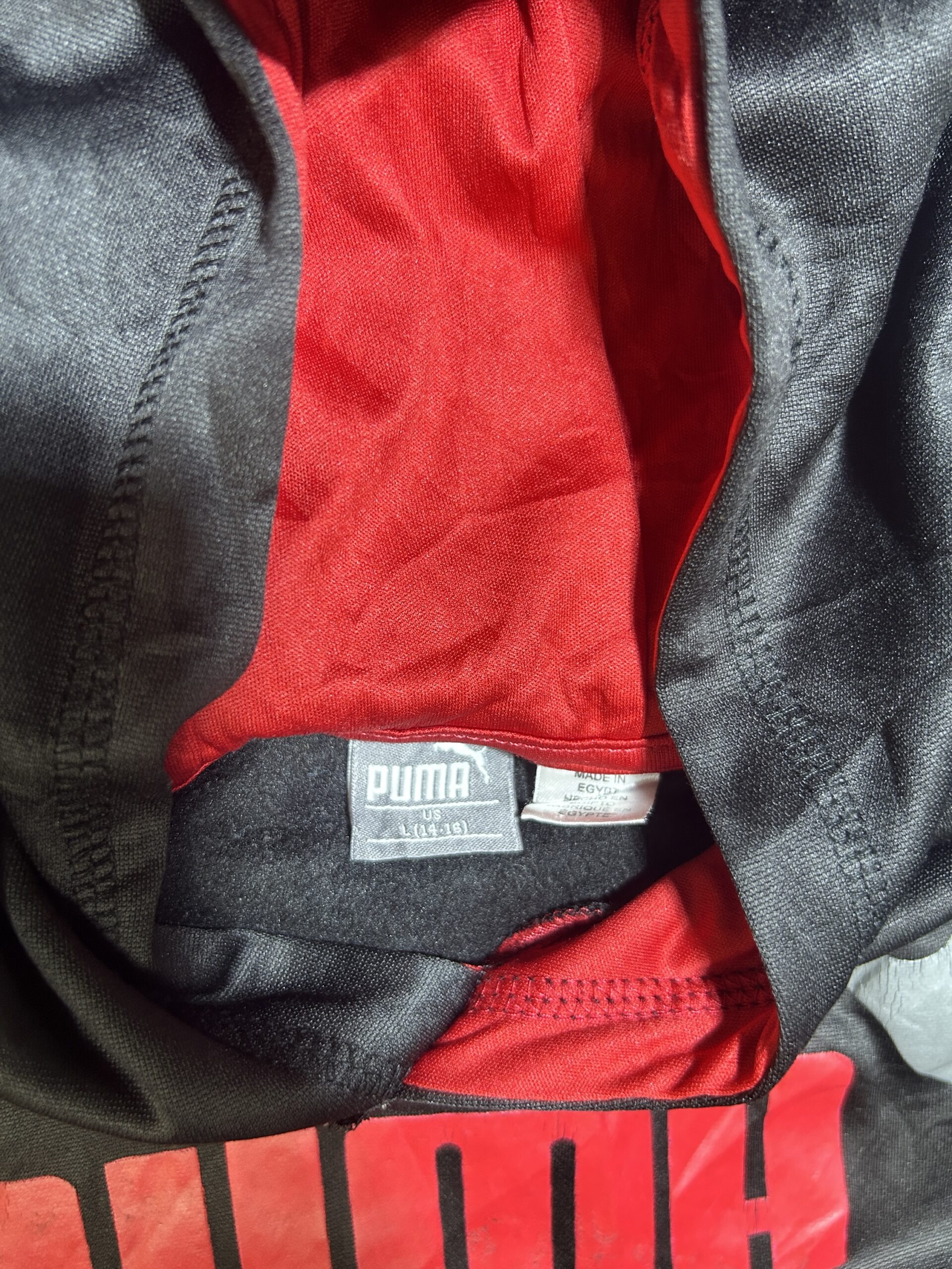 Puma original hooded T-shirt Black unisex