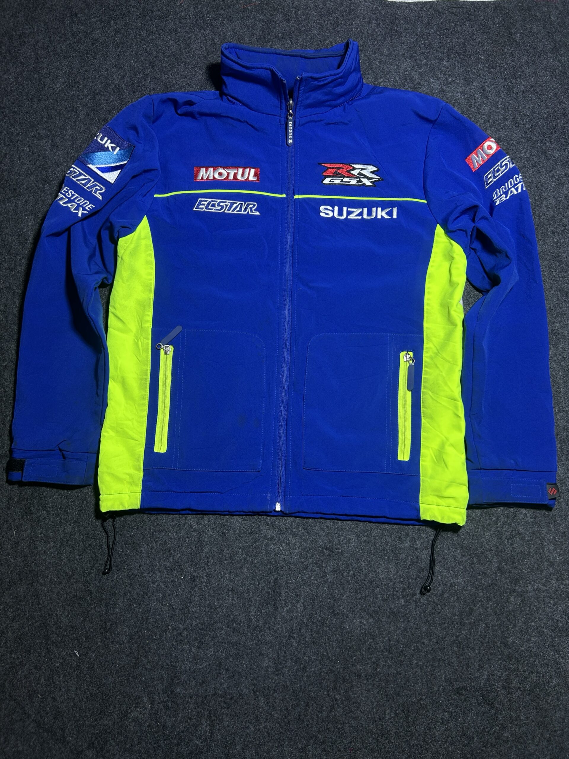 Suzuki Original Bike Riding Jacket | Waterproof | Lite Weight | Blue | M/L