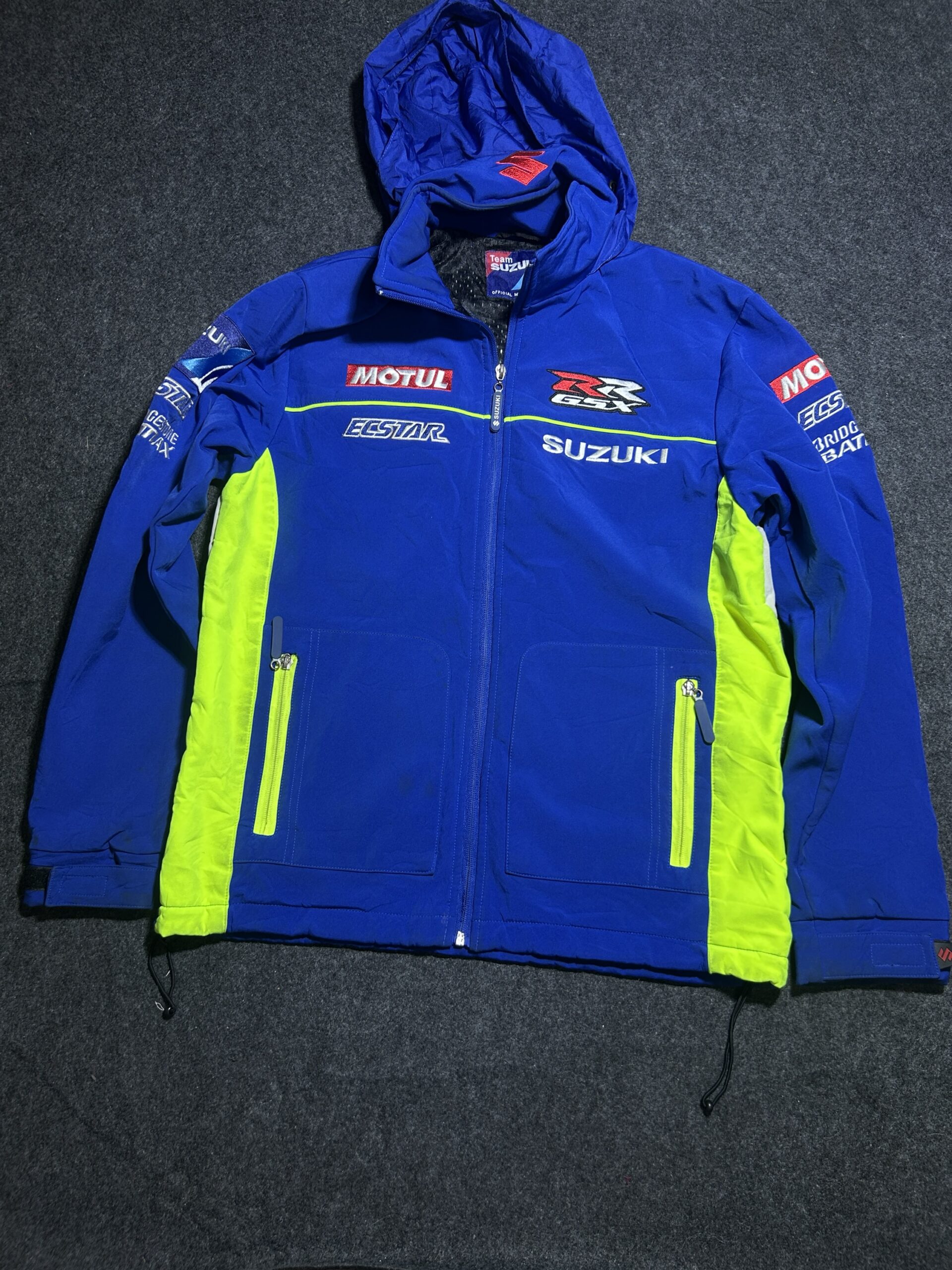 Suzuki Original Bike Riding Jacket | Waterproof | Lite Weight | Blue | M/L