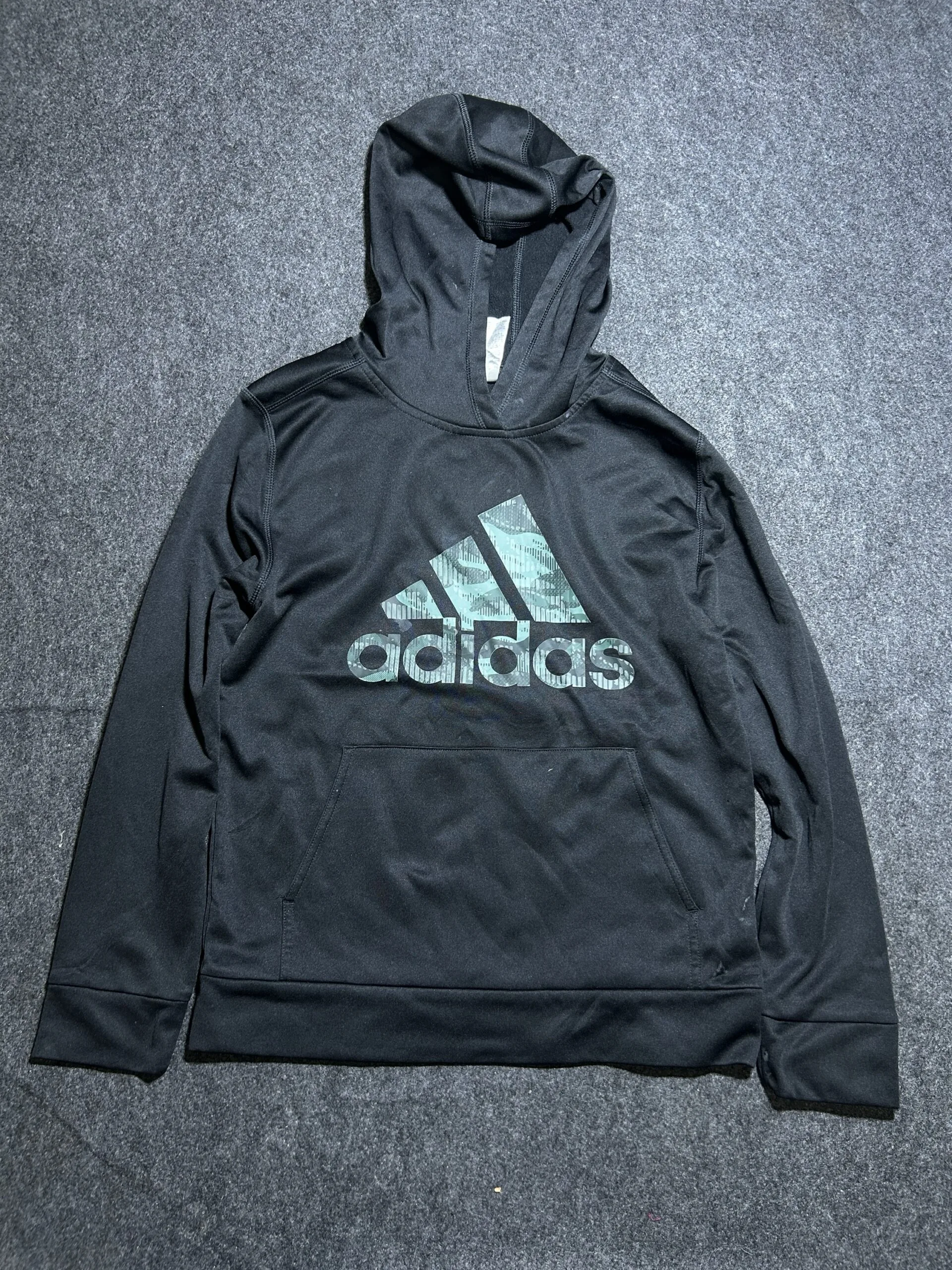 Adidas Original Hooded T-shirt Black S