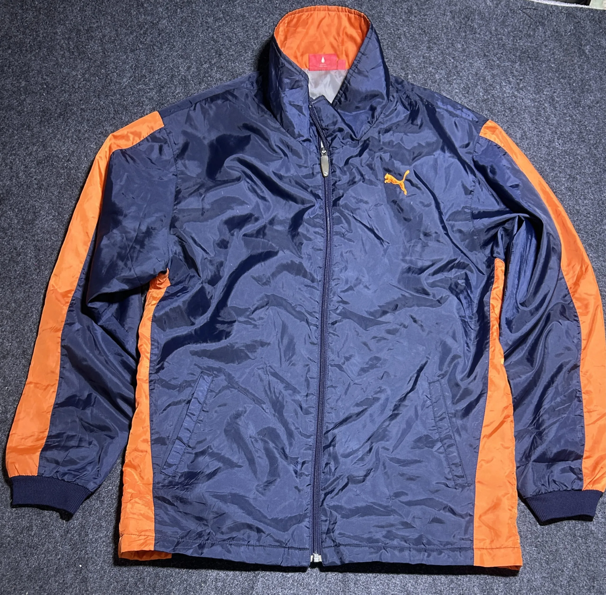 Puma Original Windbreaker Jacket Navy XL | Waterproof