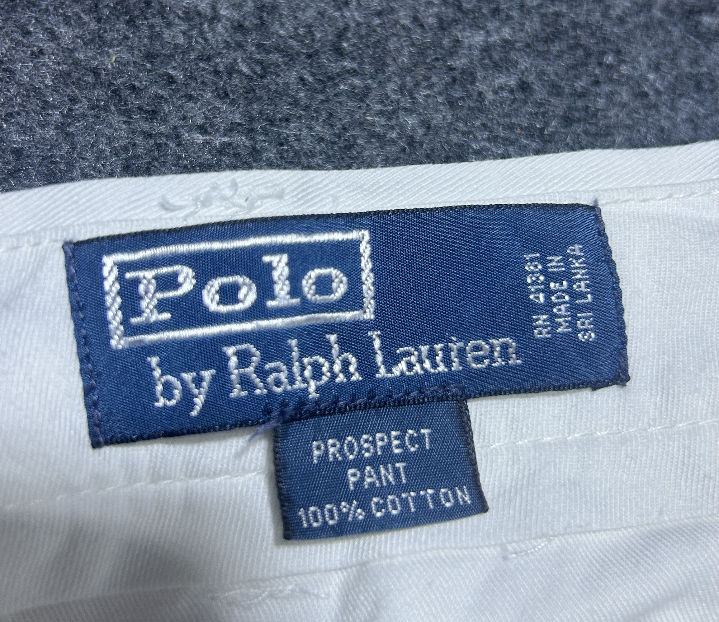 Polo Ralph Lauren Classic White Chino Pants | 100% Cotton | Premium Casual Trouser | 36