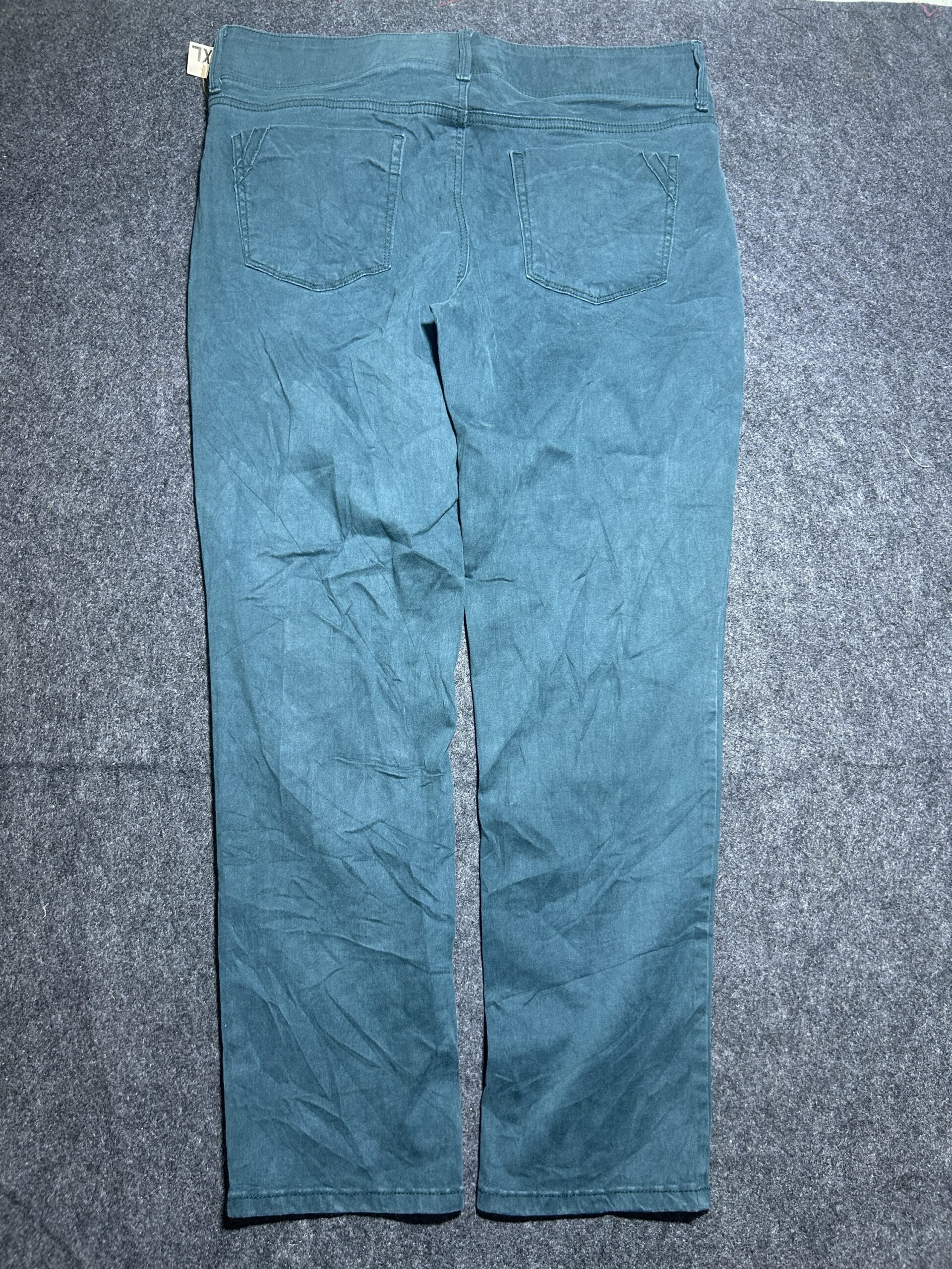 Apt. 9 Straight Fit Stretch Teal Pants |Women |Size 36