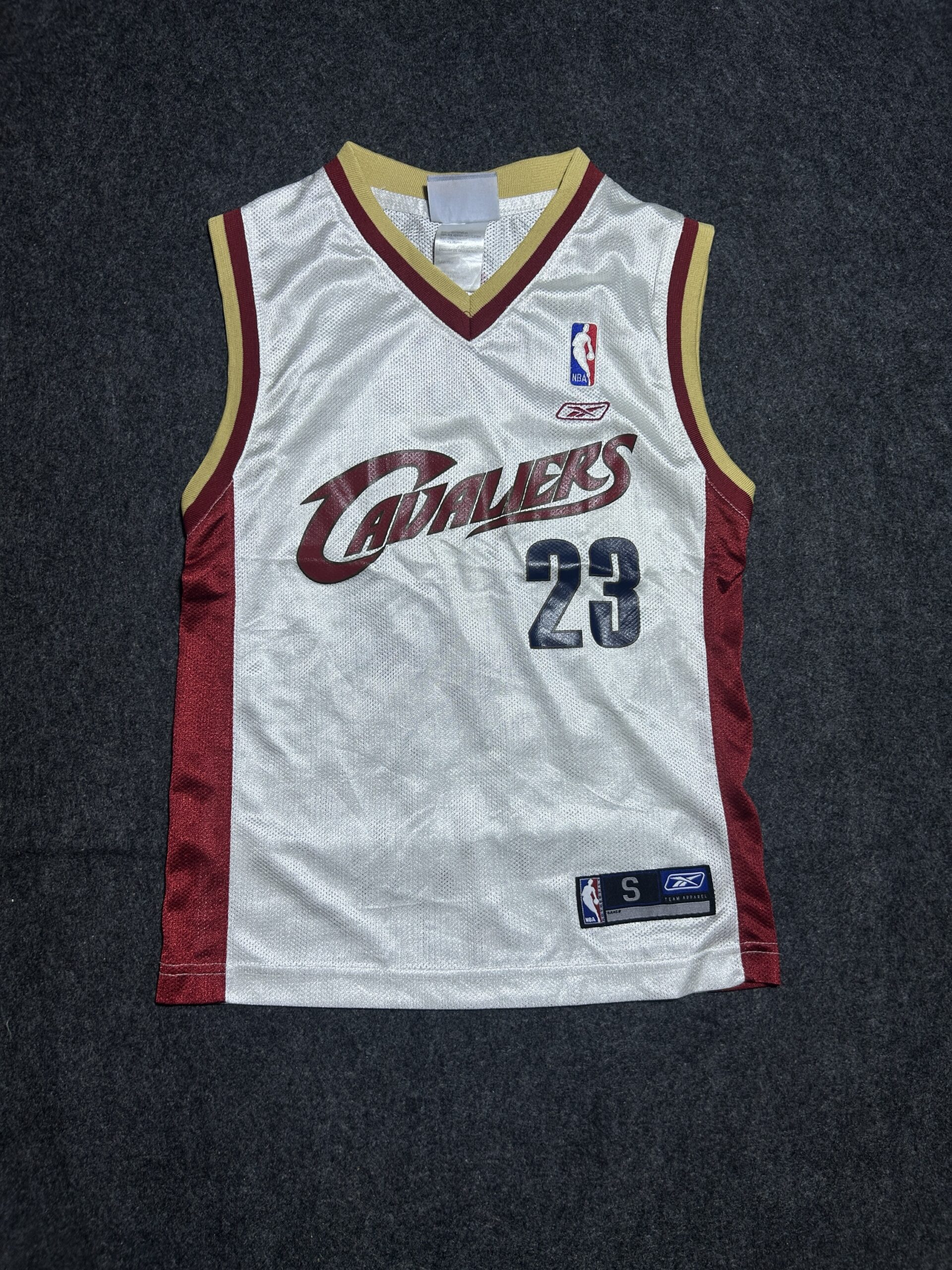 Cleveland Cavaliers #23 “James” NBA Jersey – White | Reebok | Size S