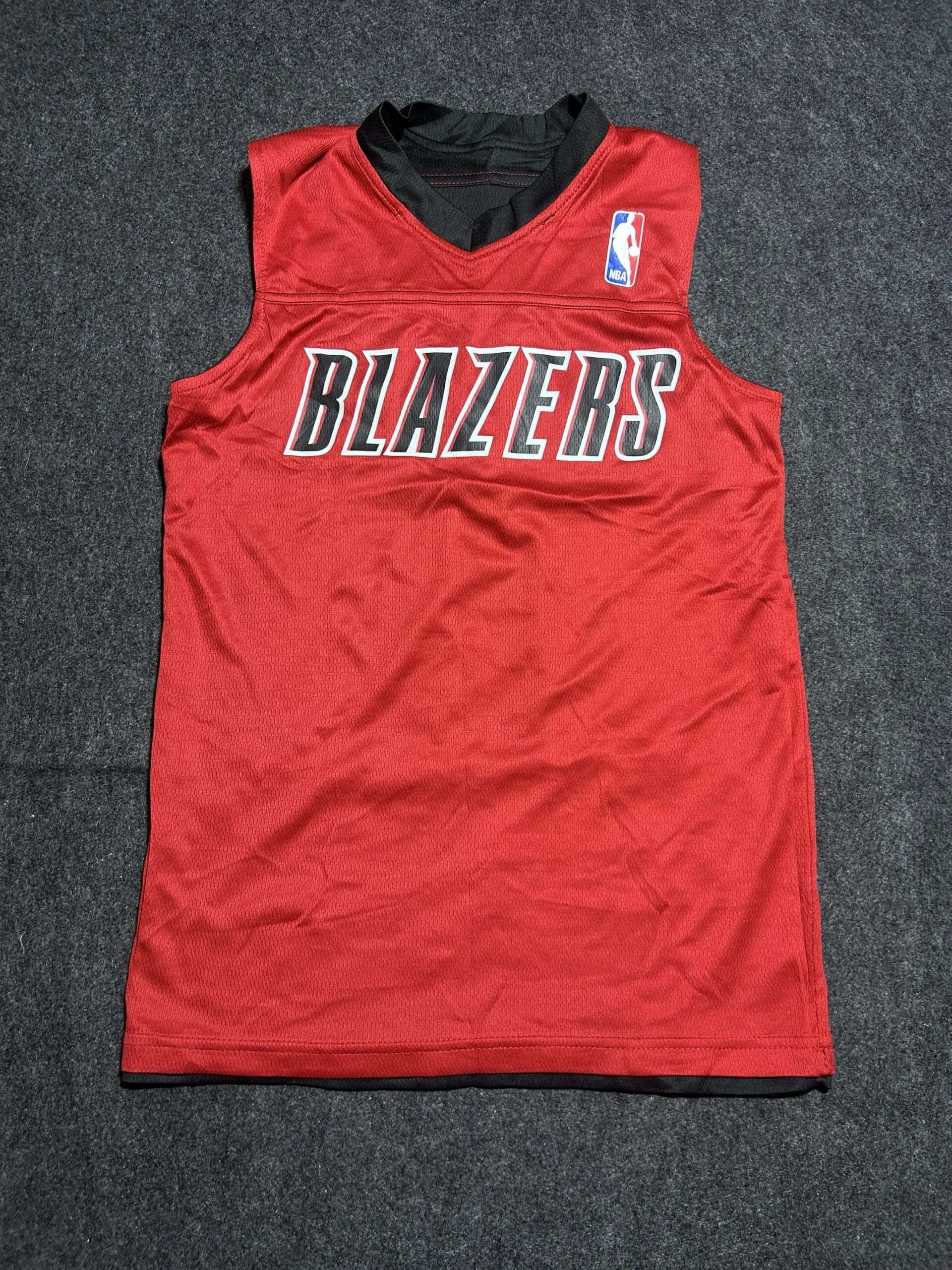 Portland Trail Blazers Reversible NBA Jersey – Black/Red | Size S | Allson Athletic