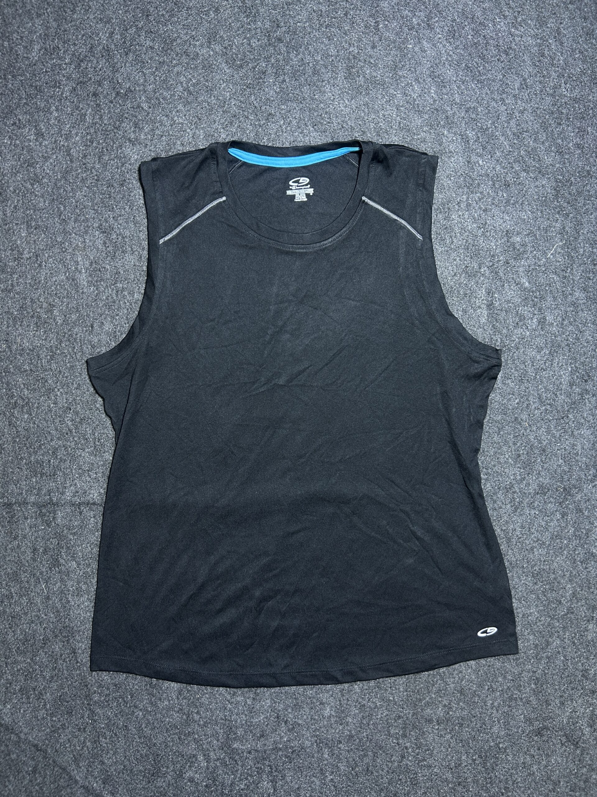 Champion Sleeveless Training Tank – Black | XL | Activewear
