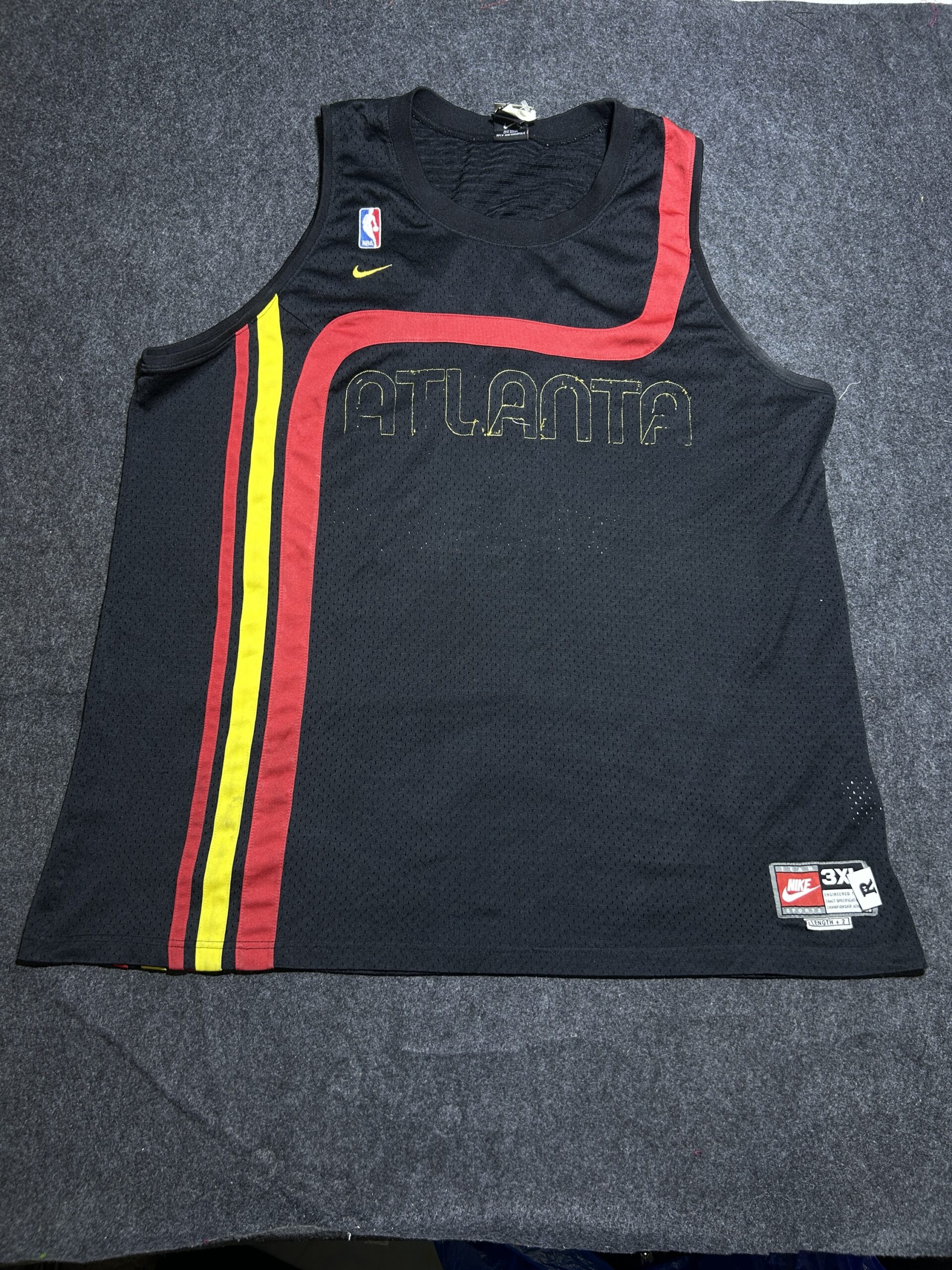 Nike Atlanta Hawks Shareef #3 Basketball Jersey (3XL) – Oversized Fit