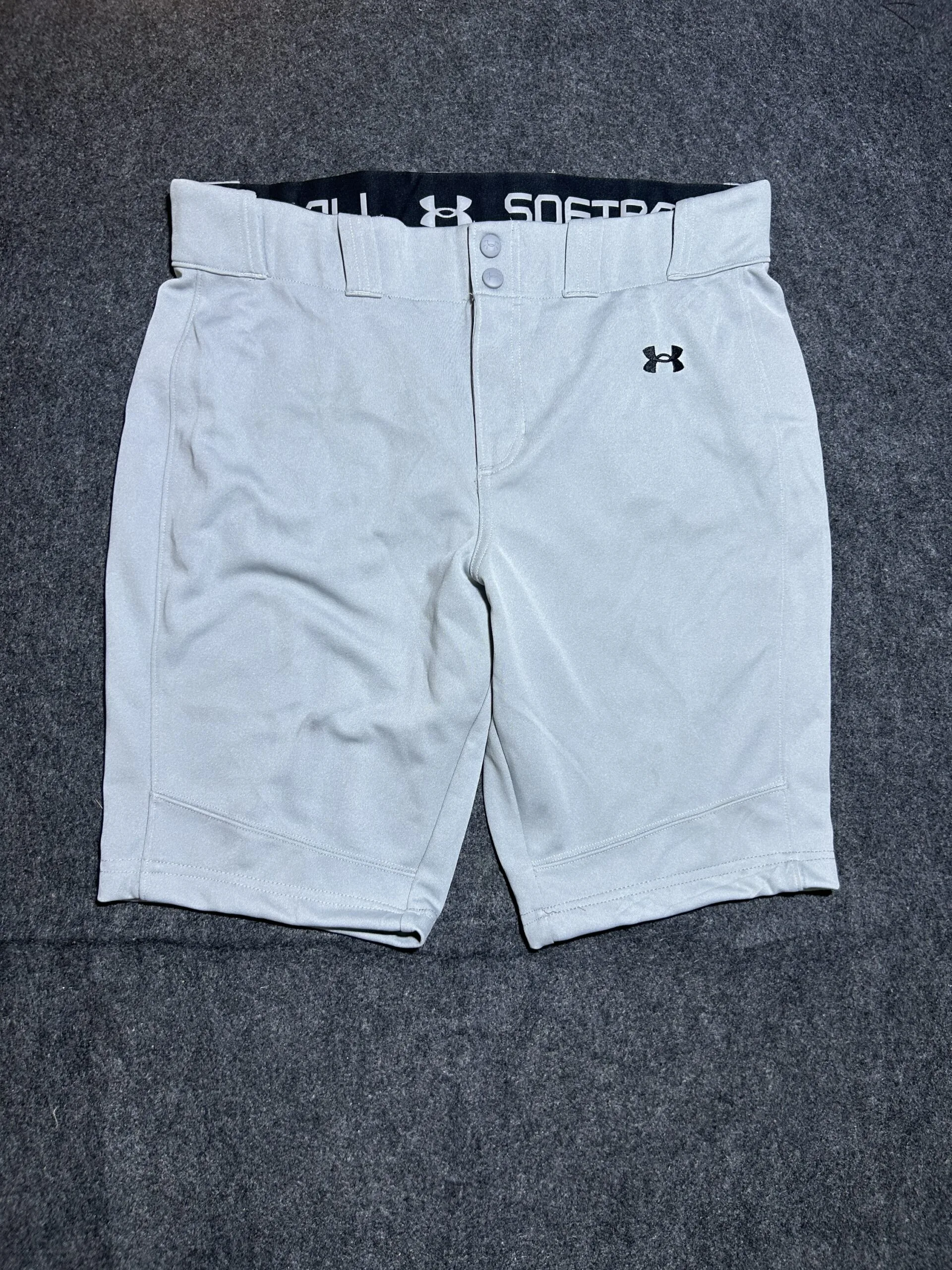 Under Armour Softball Training Shorts – Grey | XL | Premium Athletic Fit
