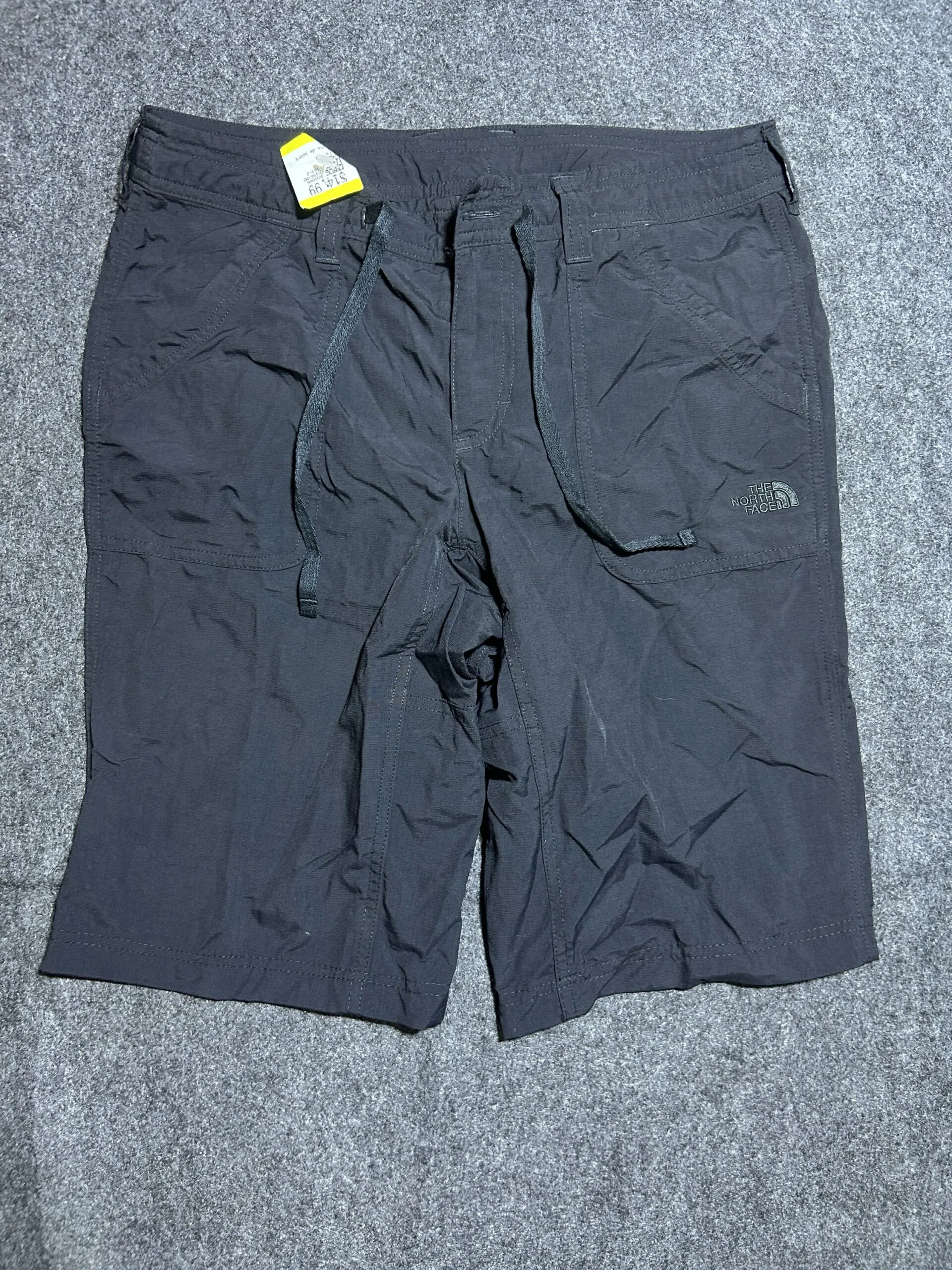 The North Face Black Outdoor Shorts | Unisex | Lightweight Trekking | Adjustable Waist | Size S–M