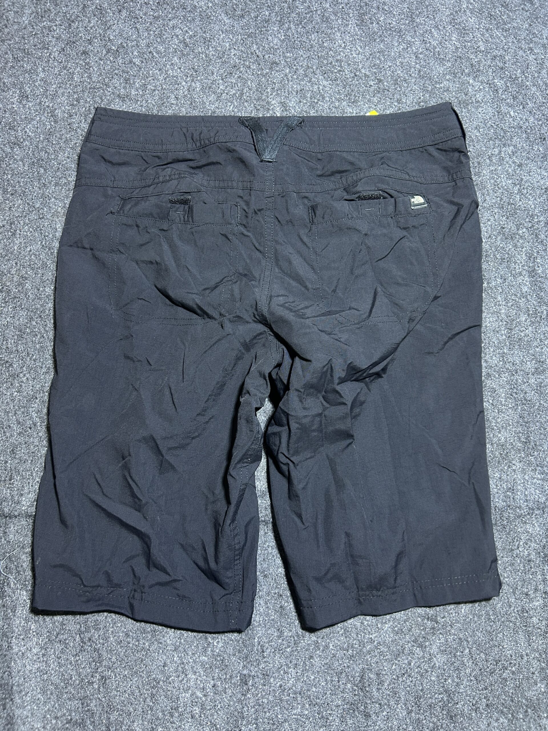 The North Face Black Outdoor Shorts | Unisex | Lightweight Trekking | Adjustable Waist | Size S–M