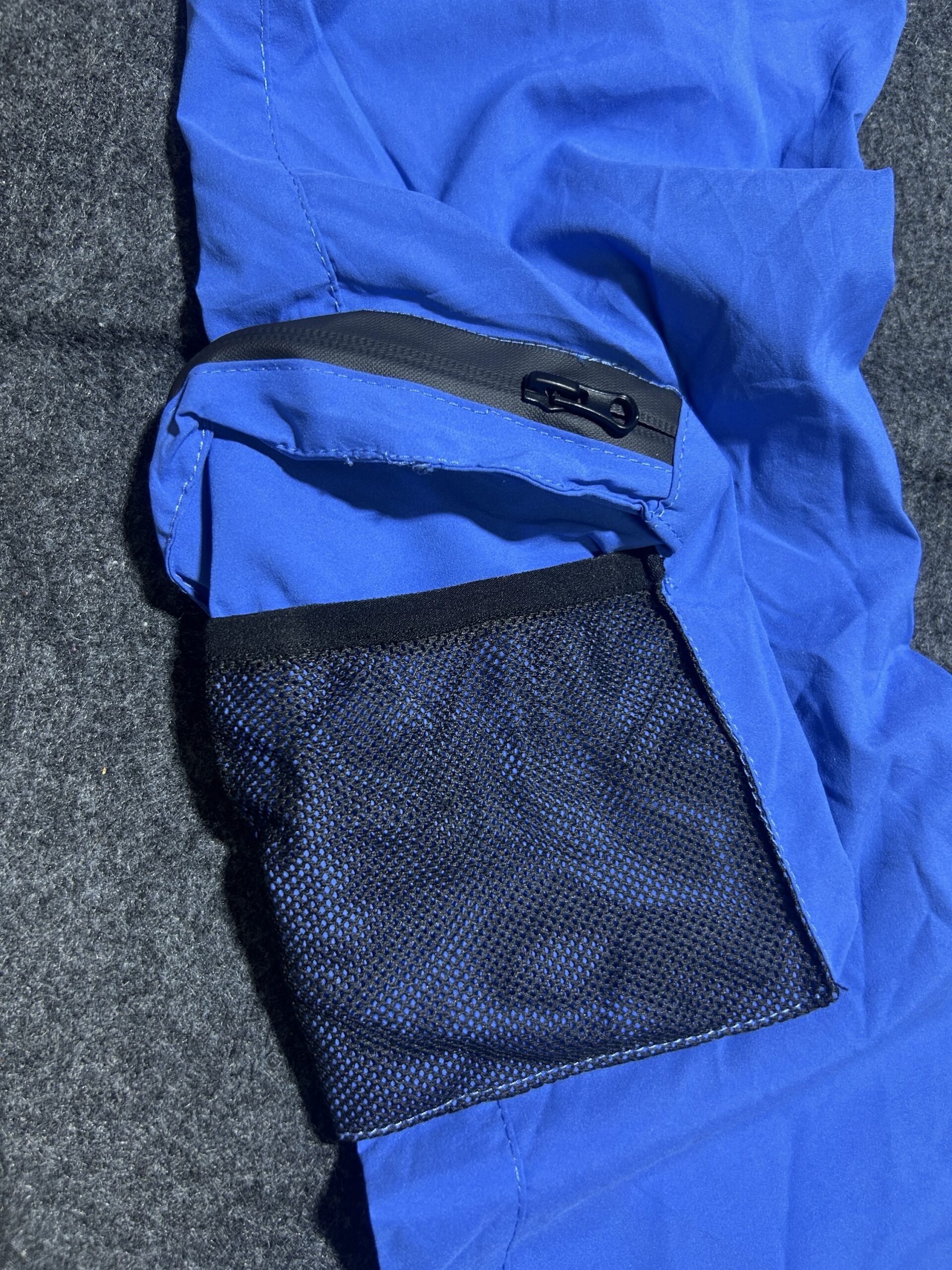 Forever 21 Men Utility Track Pant Blue | Multi-Pocket | Adjustable Hem | Size 30-34
