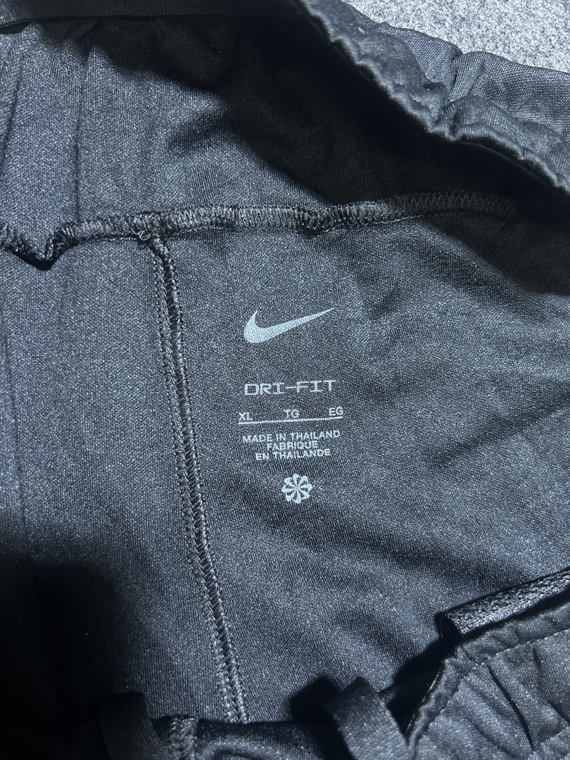 Nike Dri-FIT Black Training Pants | XL | Stretch Activewear | Waist 36–40