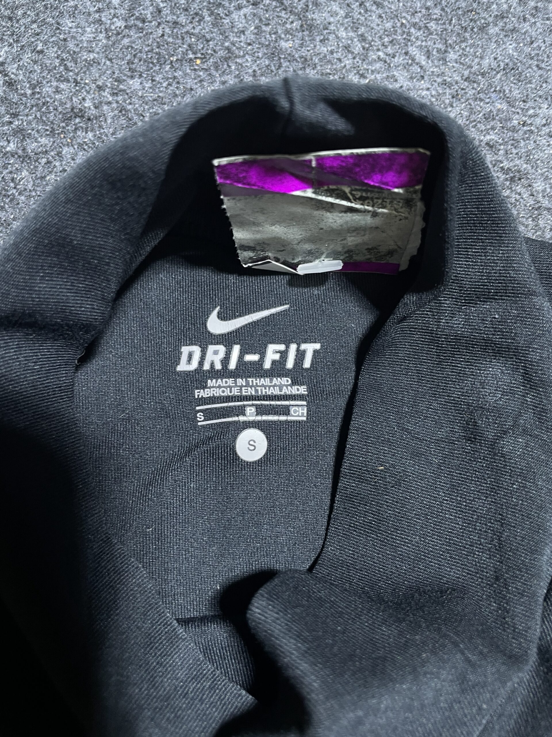 Nike Dri Fit high Neck  Compression Black S