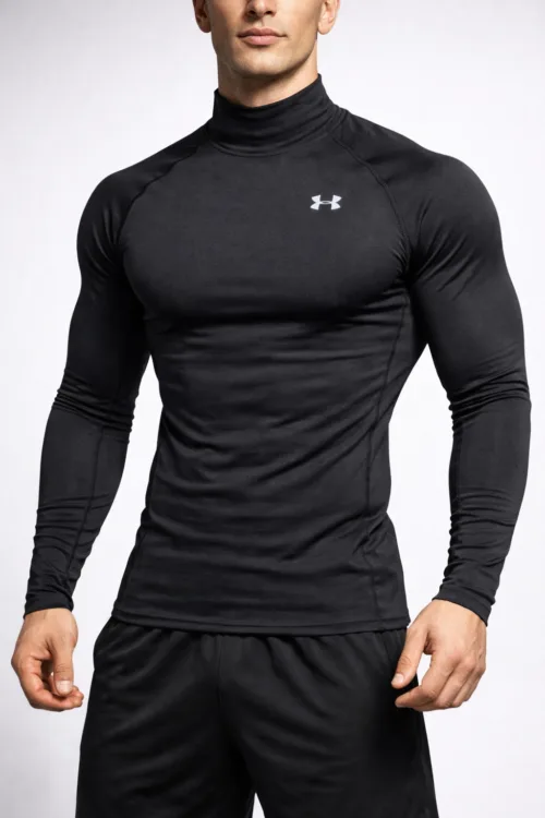 Under Armour Coldgear Body Fitted High Neck Compression Black S