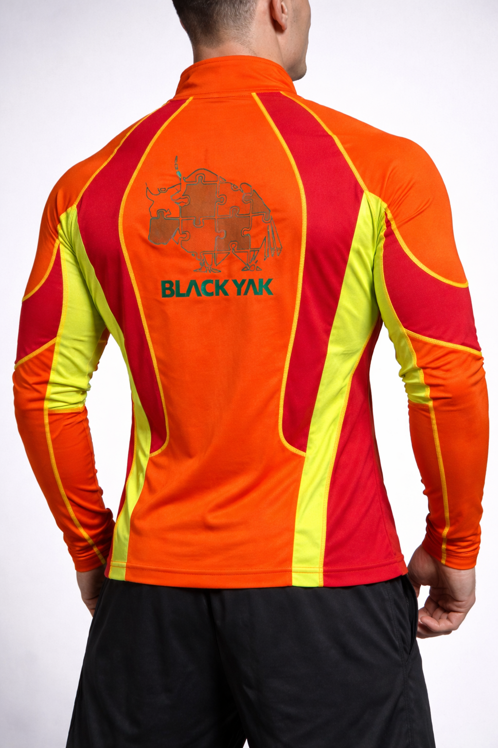 BlackYak Himalayan Original Body Fitted Tshirt Yellow Orange Small