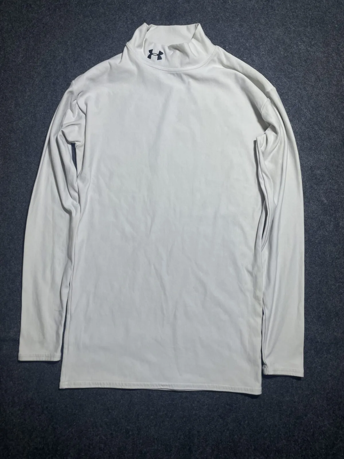 Under Armour Original Coldgear High Neck Compression Tshirt White M