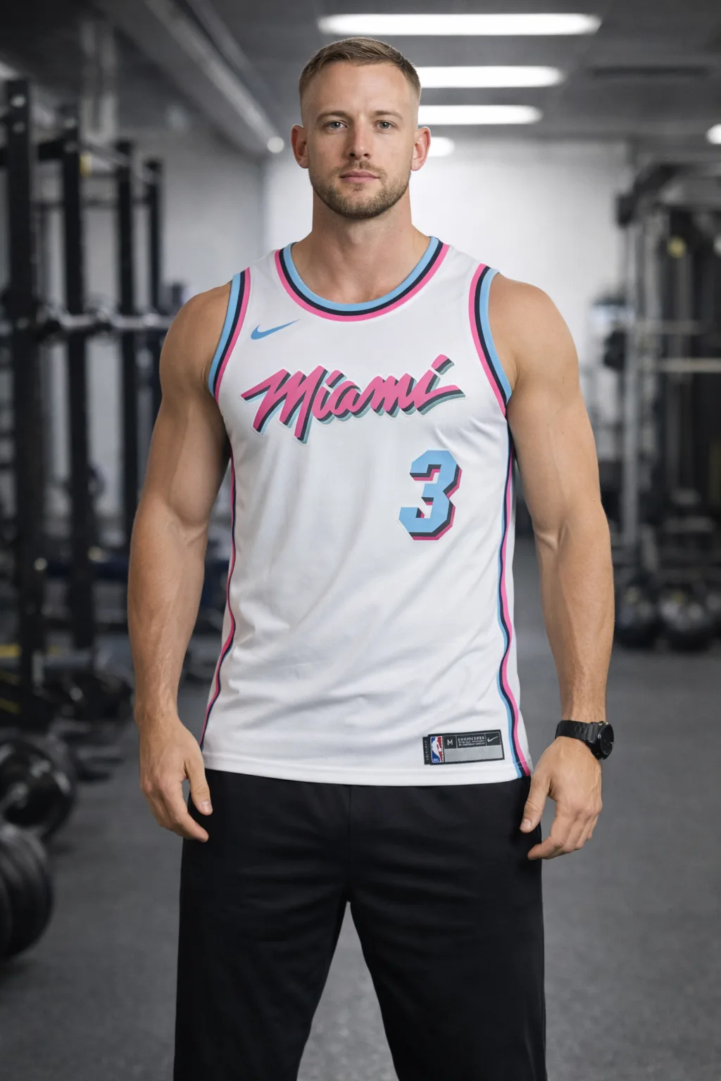 Nike NBA Dri Fit Original Basketball Jersey Small White