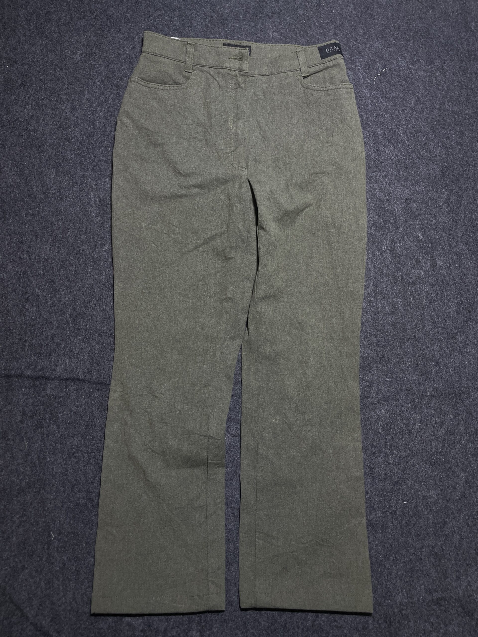 Brax Feel Good Mens Trouser Pant Olive Green M