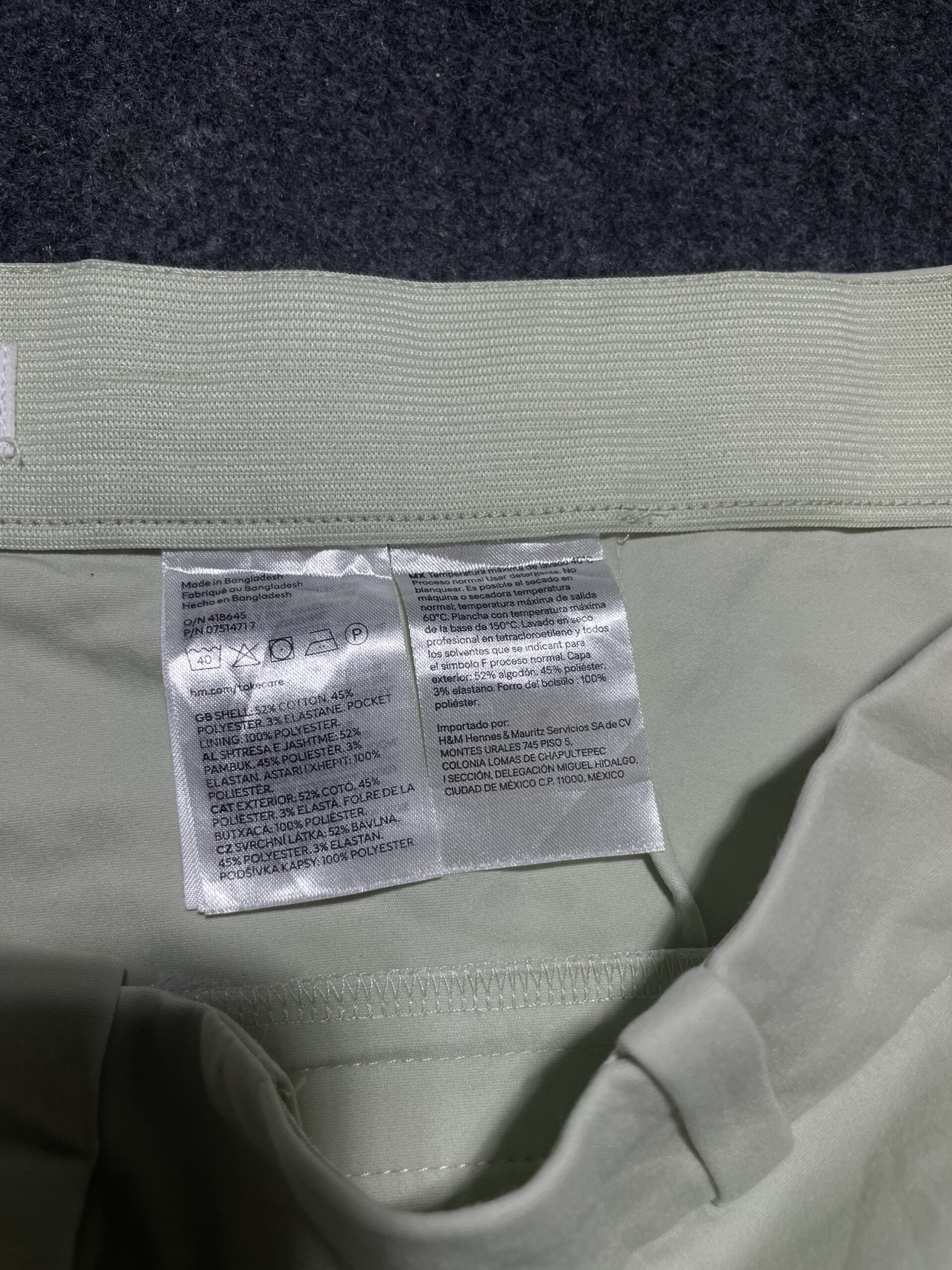 H&M Original Formal Pant 2XL