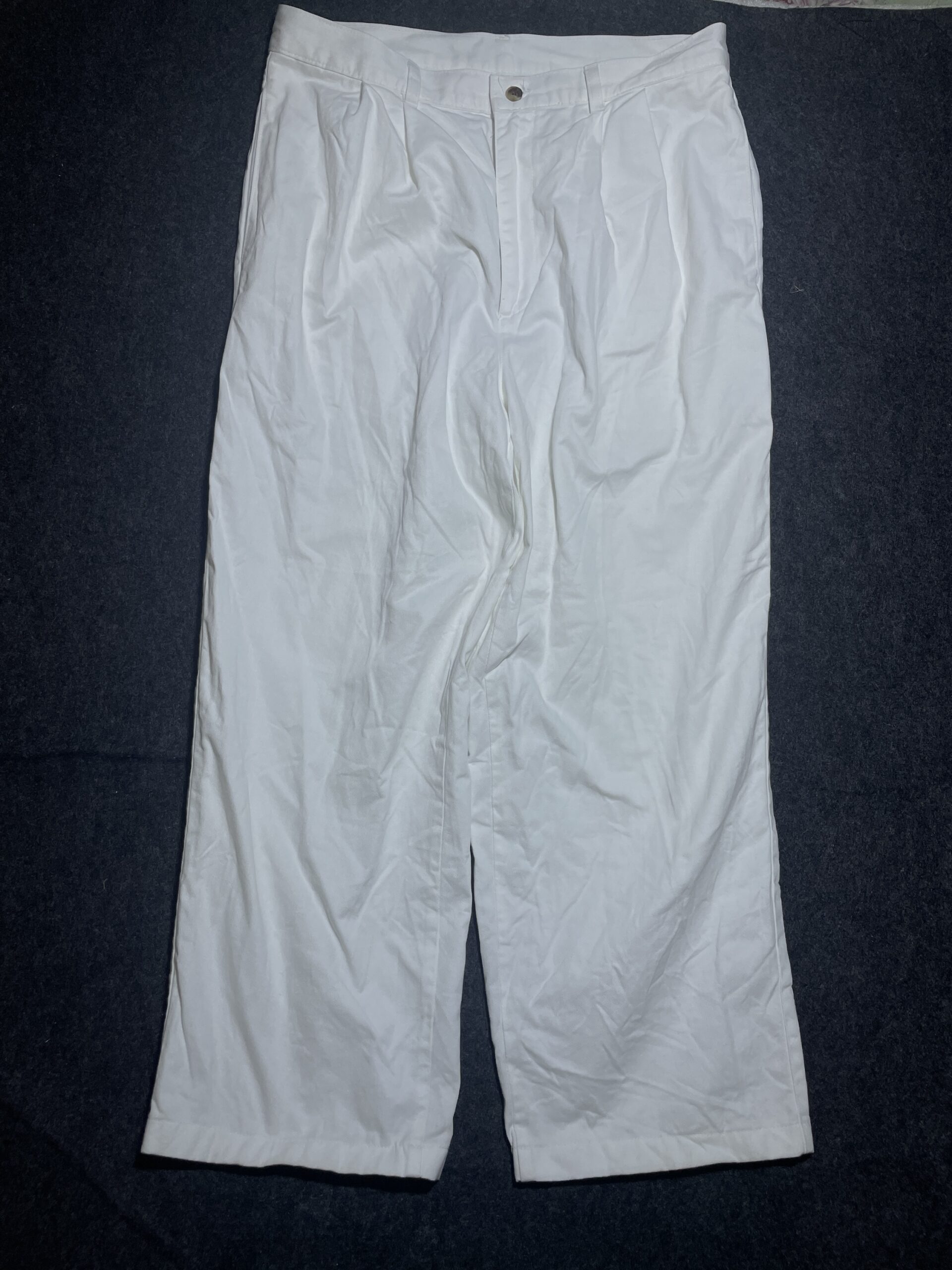 Frederick & Stone Original Baggy Trouser Pant White Large