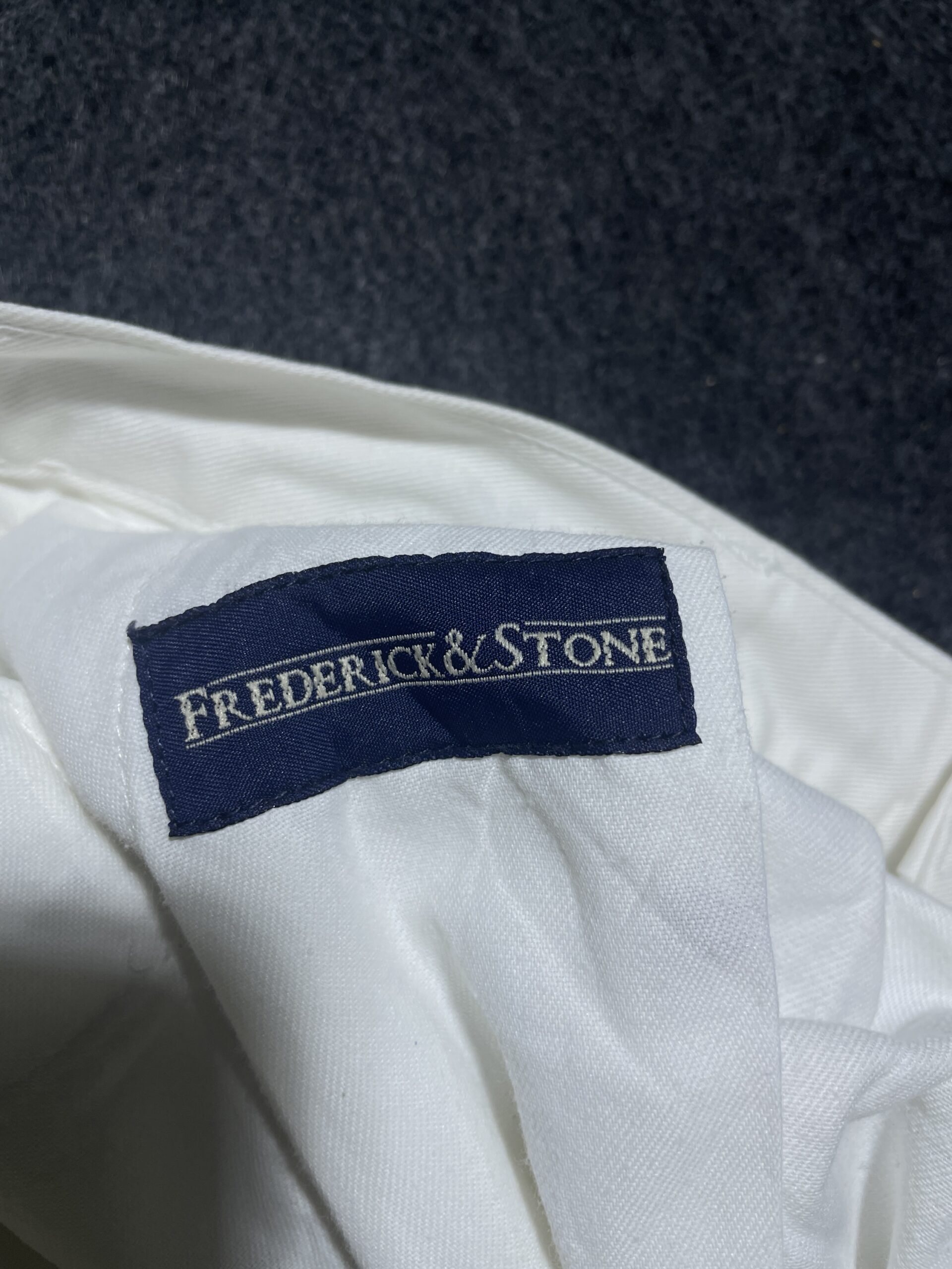Frederick & Stone Original Baggy Trouser Pant White Large