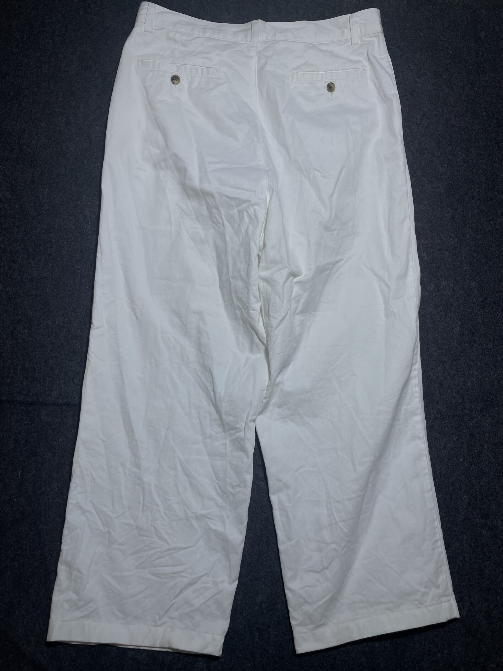 Frederick & Stone Original Baggy Trouser Pant White Large