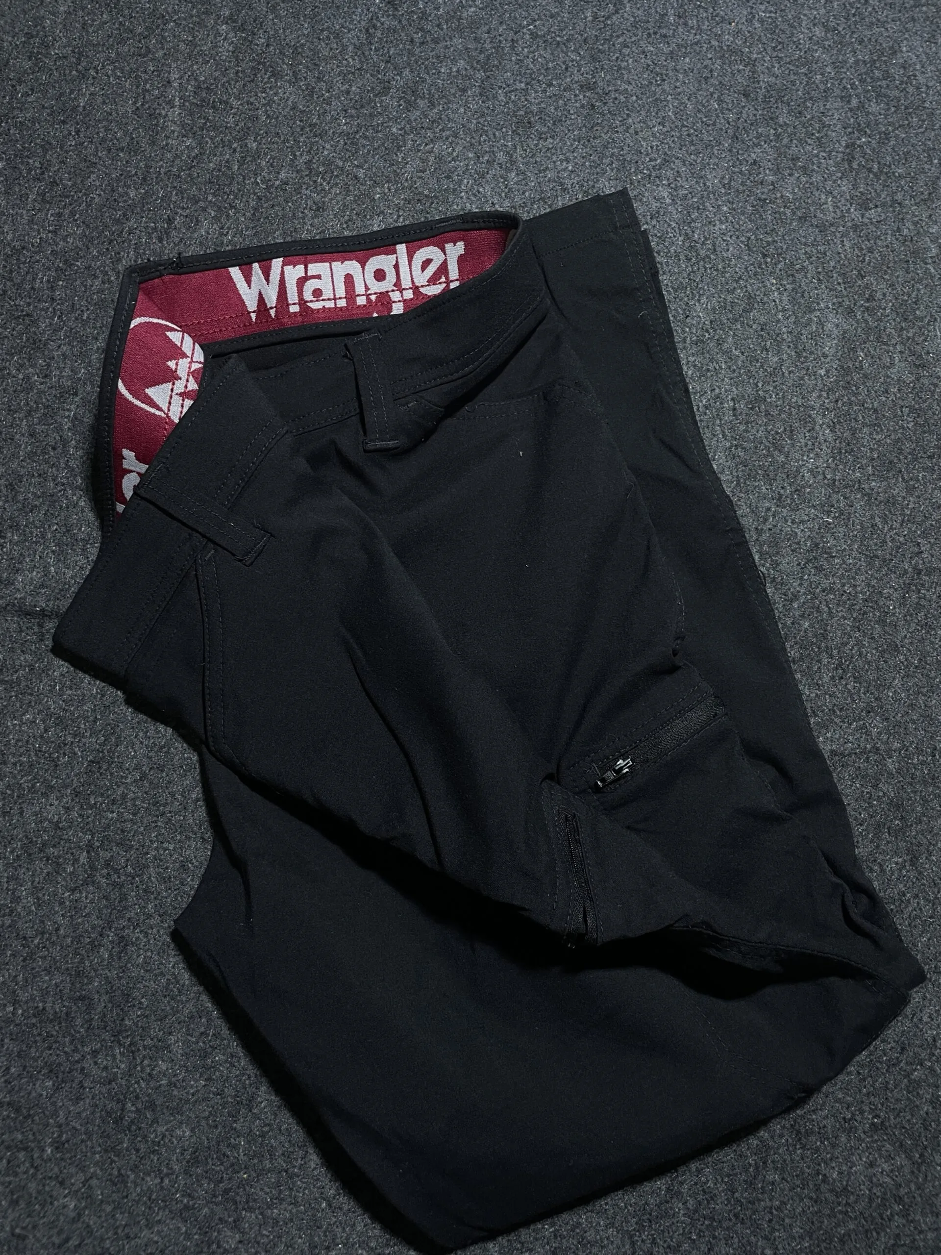 Wrangler Original Cargo Pant Black Large