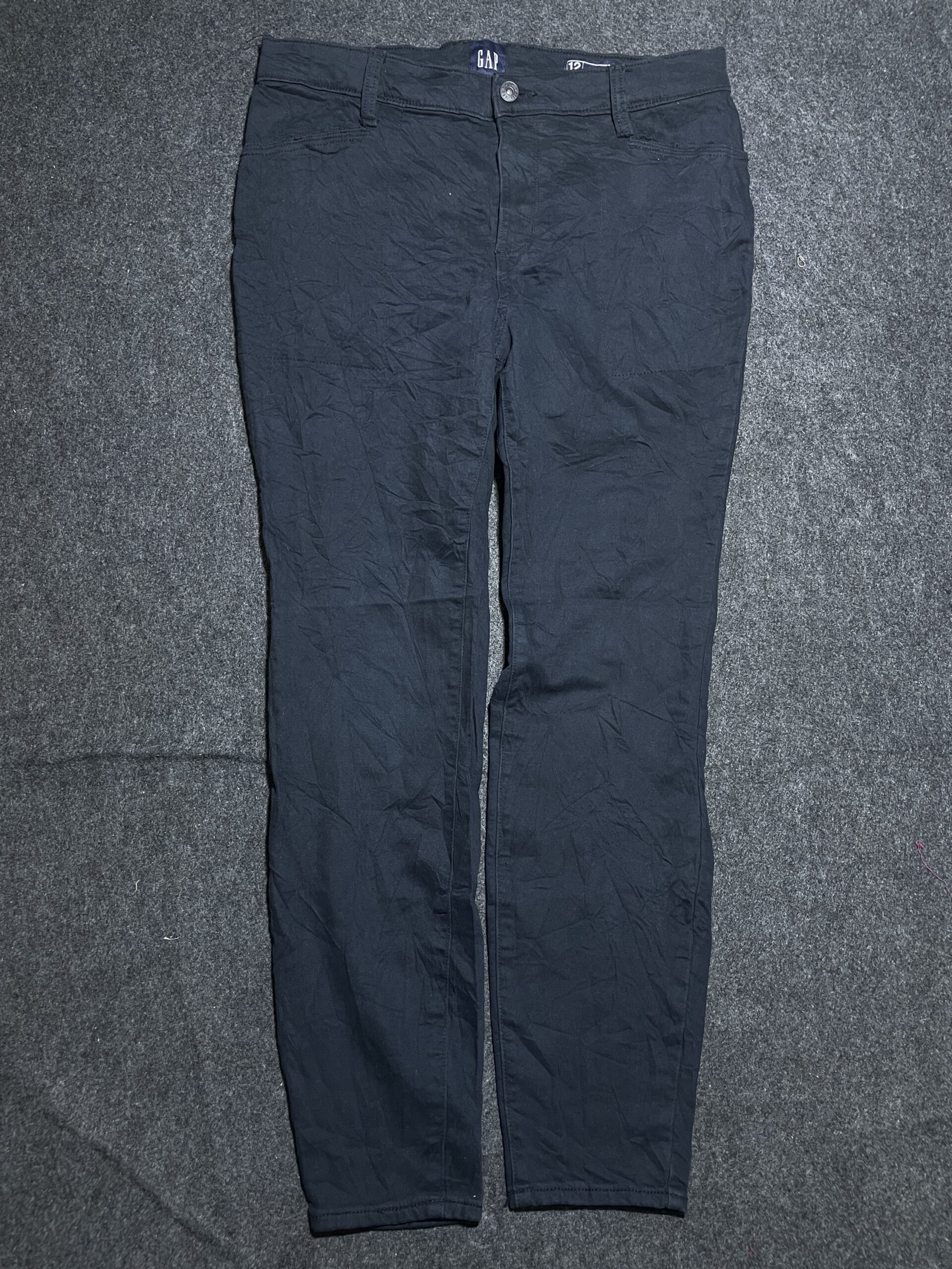 Gap Original Stretch Skinny fit Trouser Pant Navy Large